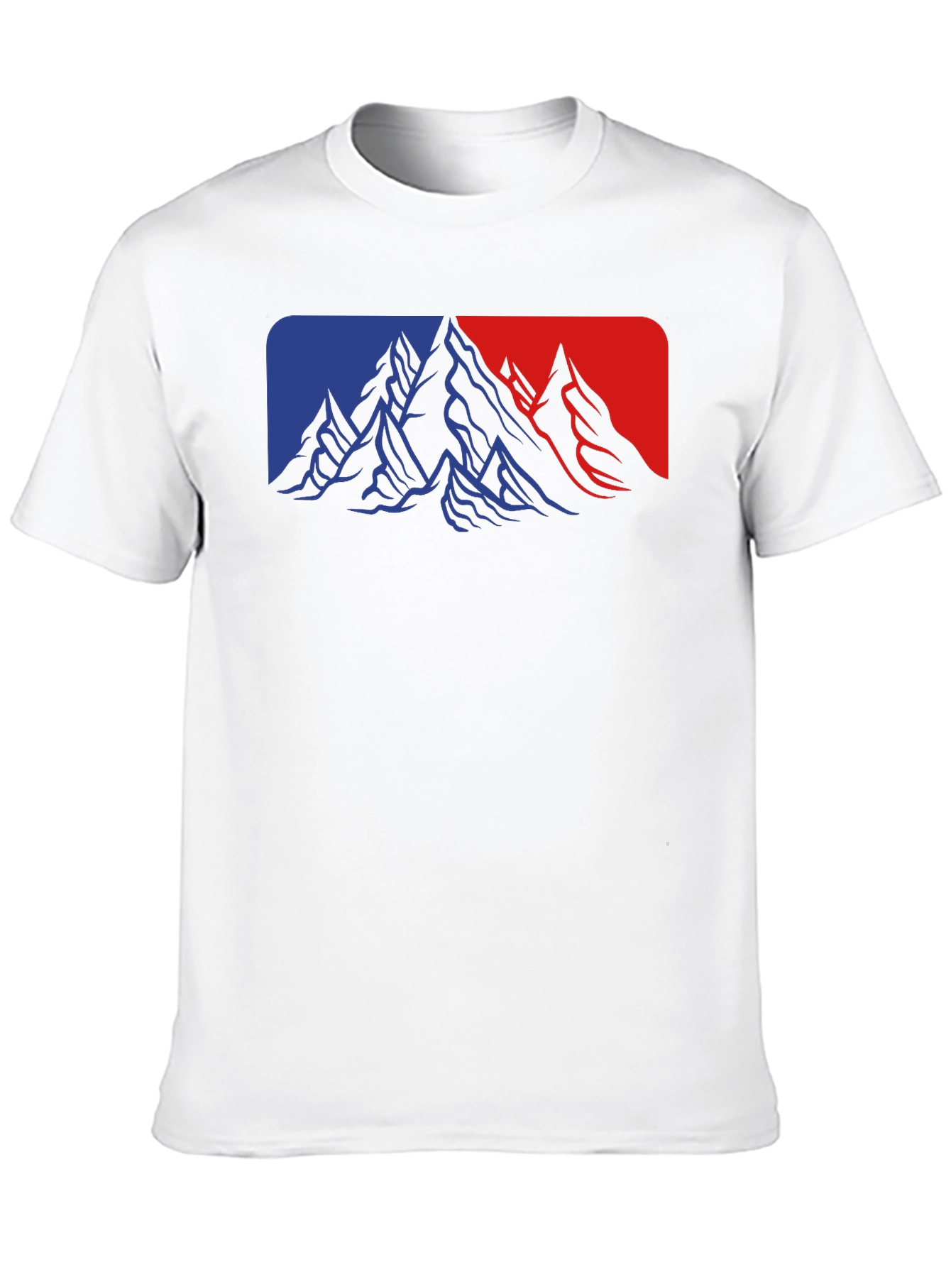 Mountain Peaks Graphic Tee - Black Casual Shirt