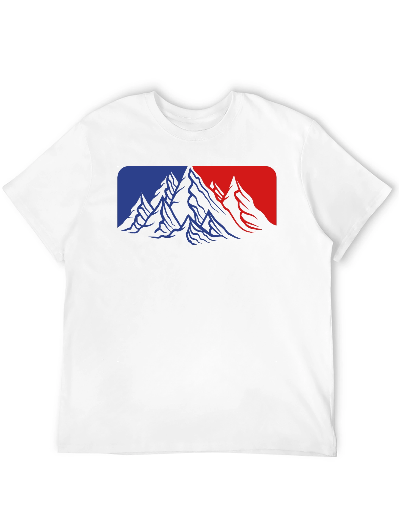 Mountain Peaks Graphic Tee - Black Casual Shirt