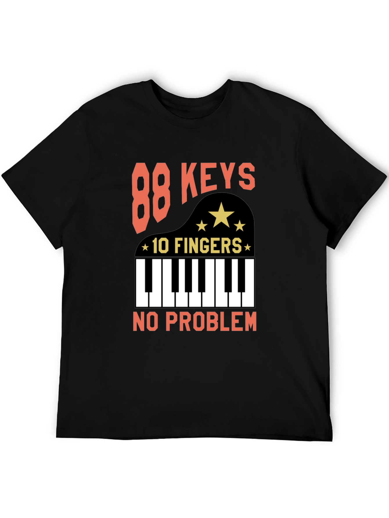 88 Keys 10 Fingers T-Shirt - Piano Player Tee