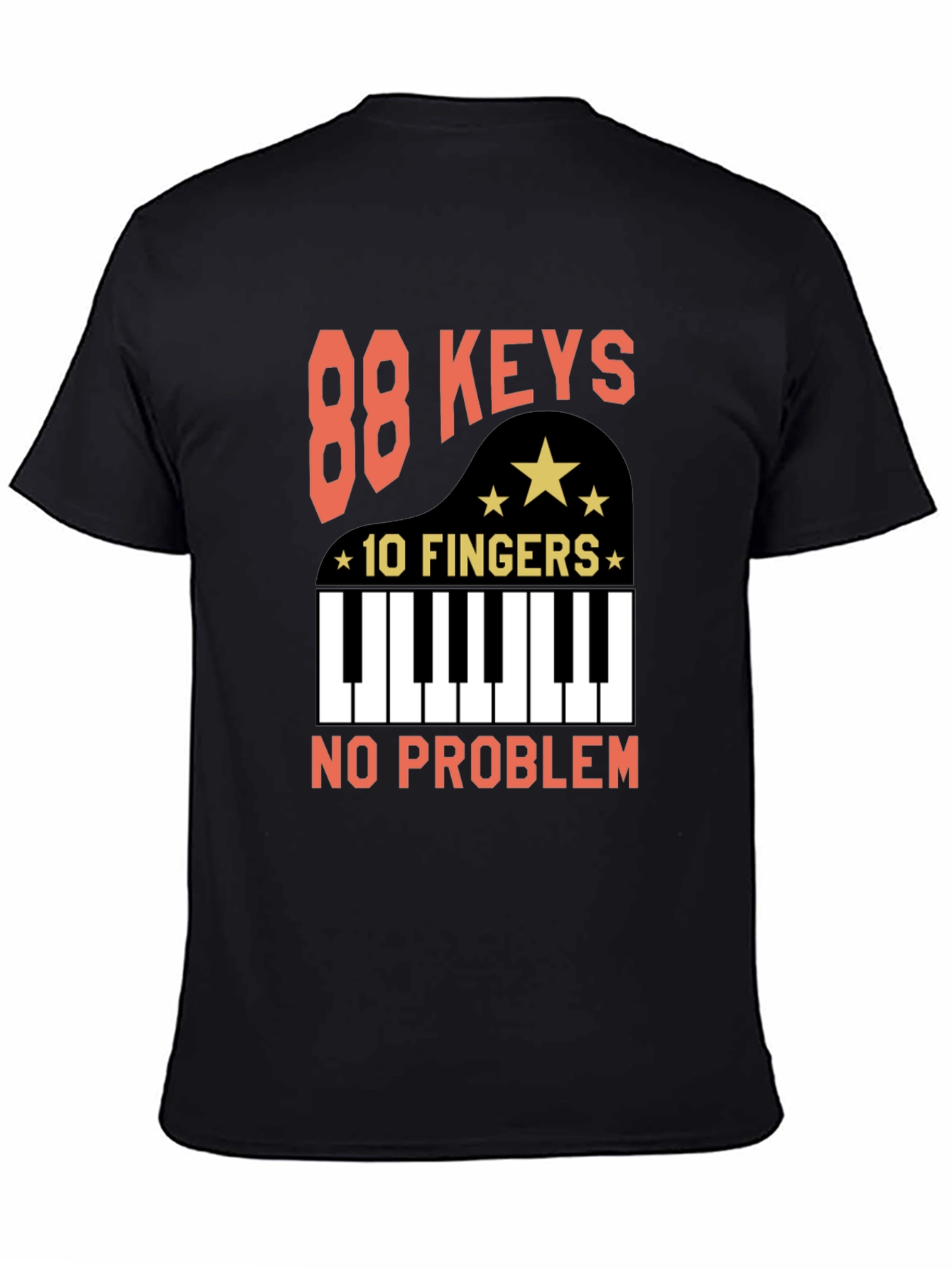 88 Keys 10 Fingers T-Shirt - Piano Player Tee