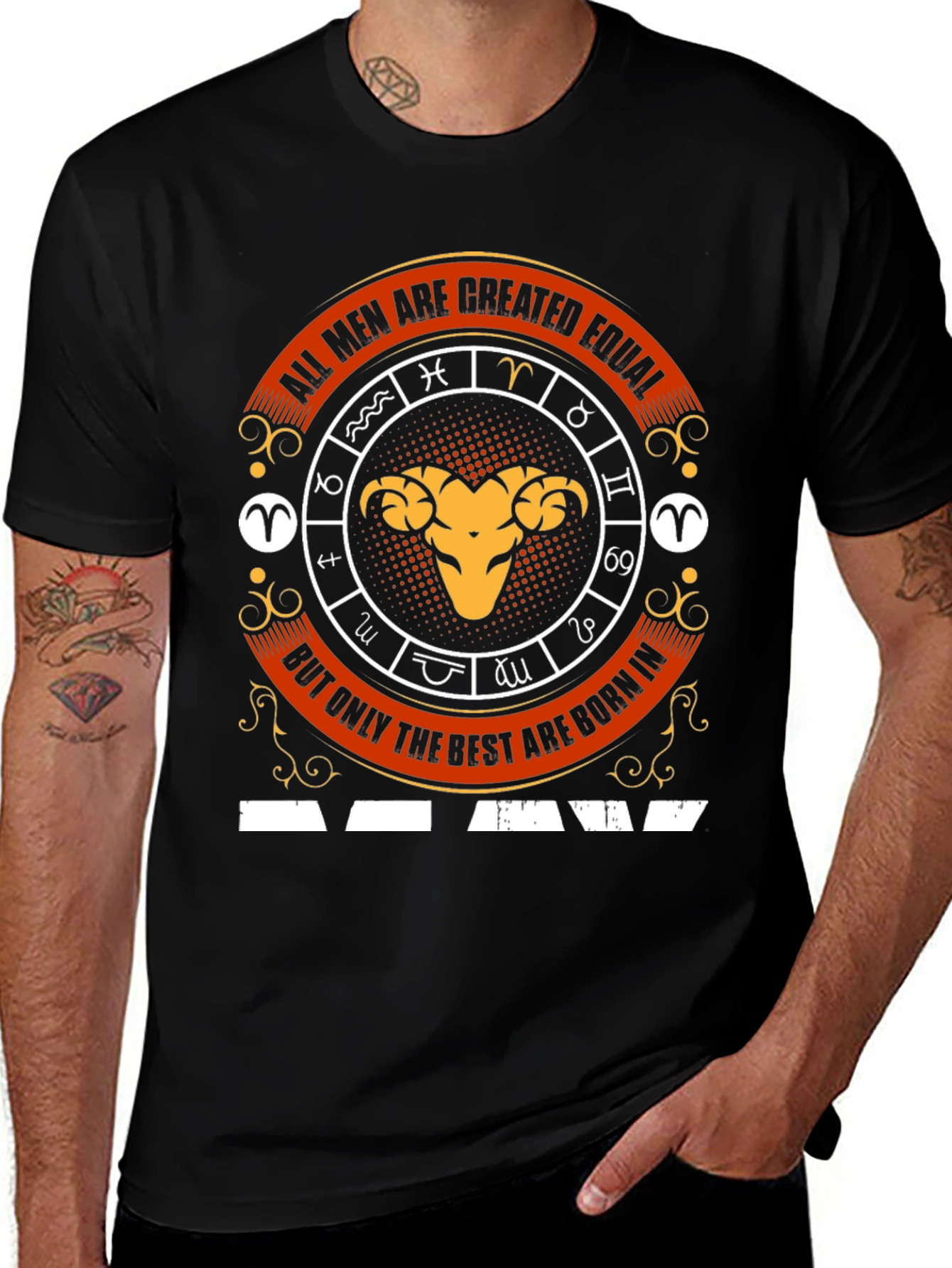 Aries Zodiac T-Shirt - All Men Created Equal