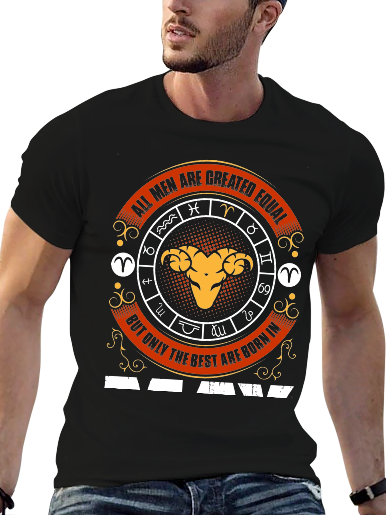 Aries Zodiac T-Shirt - All Men Created Equal