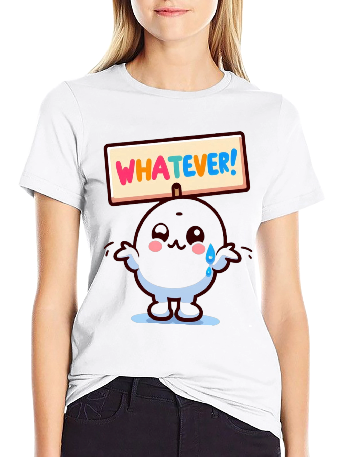 Whatever! Kawaii Graphic T-Shirt