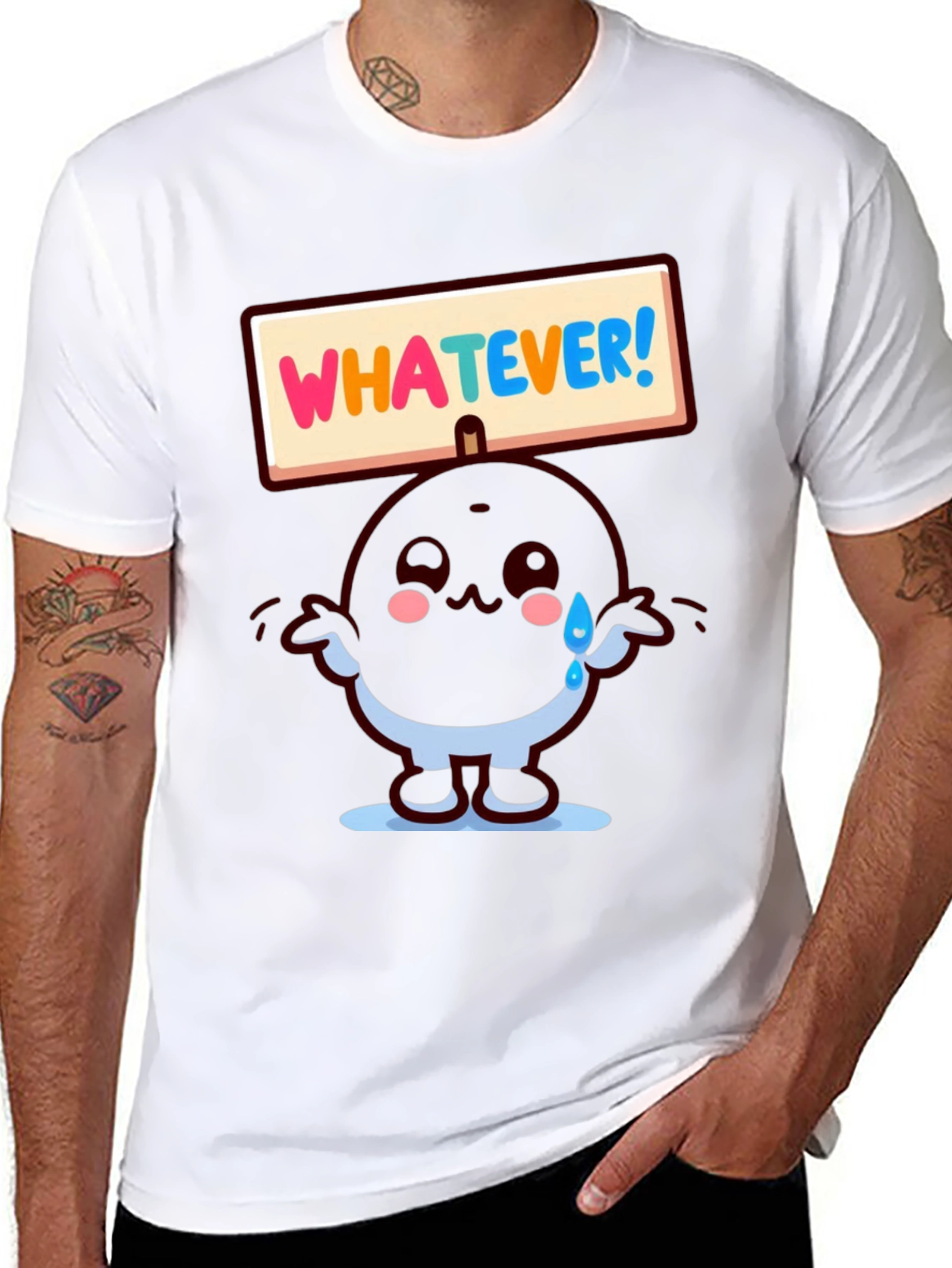 Whatever! Kawaii Graphic T-Shirt