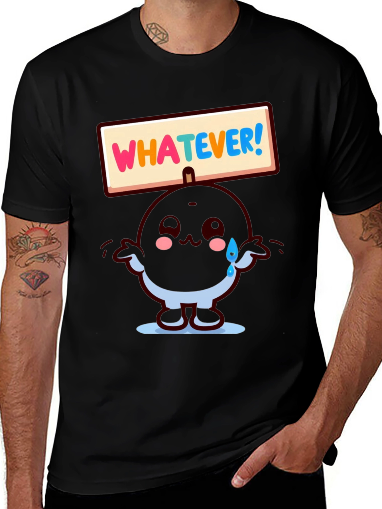 Whatever! Kawaii Graphic T-Shirt
