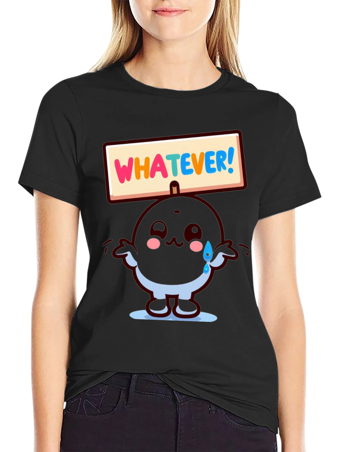 Whatever! Kawaii Graphic T-Shirt