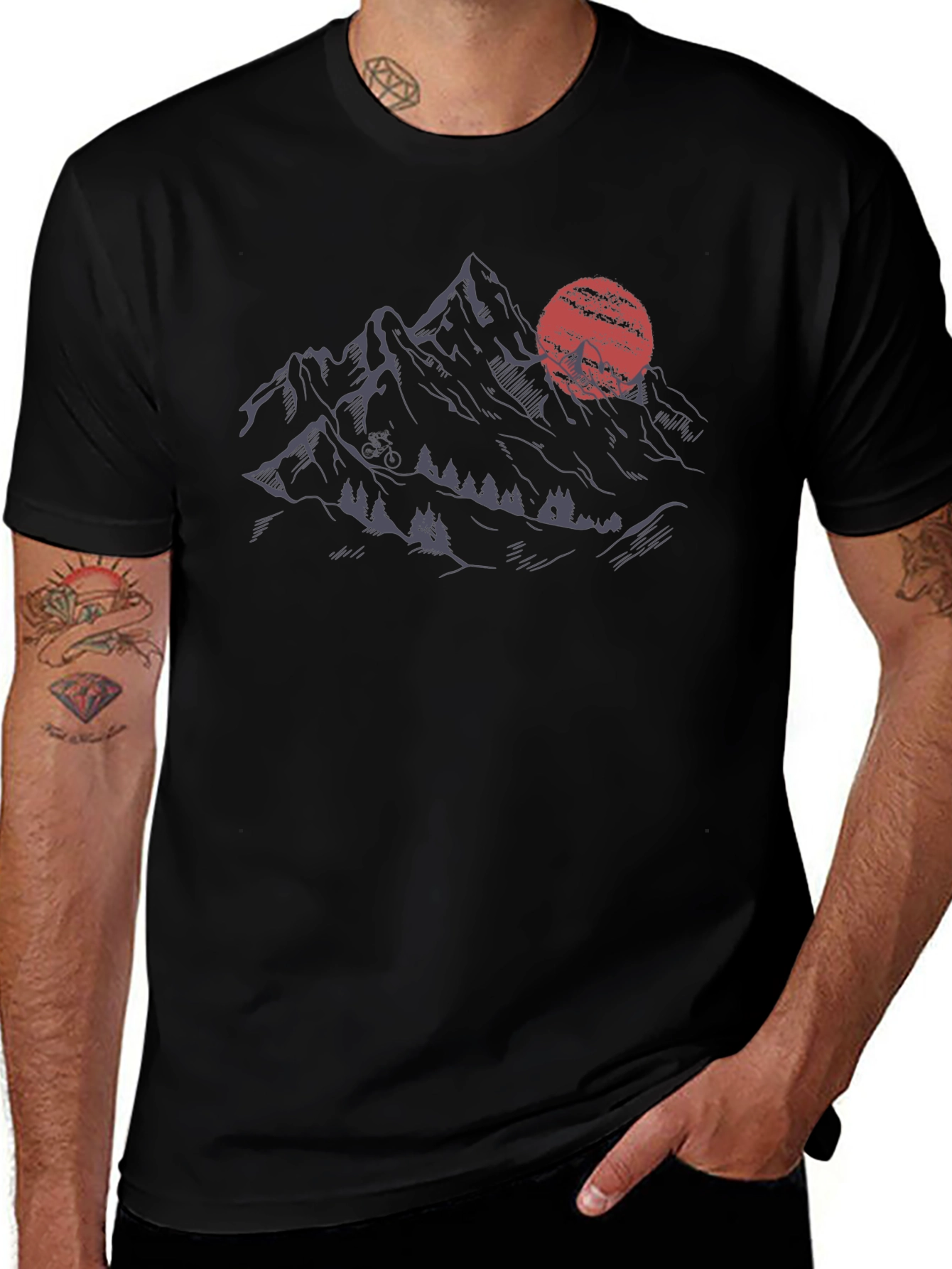 Mountain Bike Adventure Graphic Tee