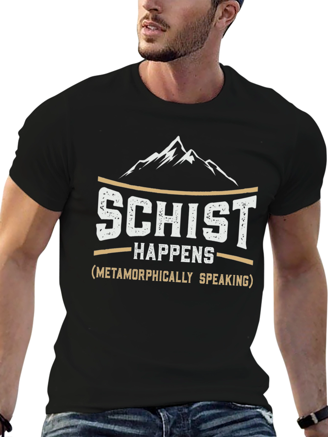 Schist Happens Geology Humor T-Shirt