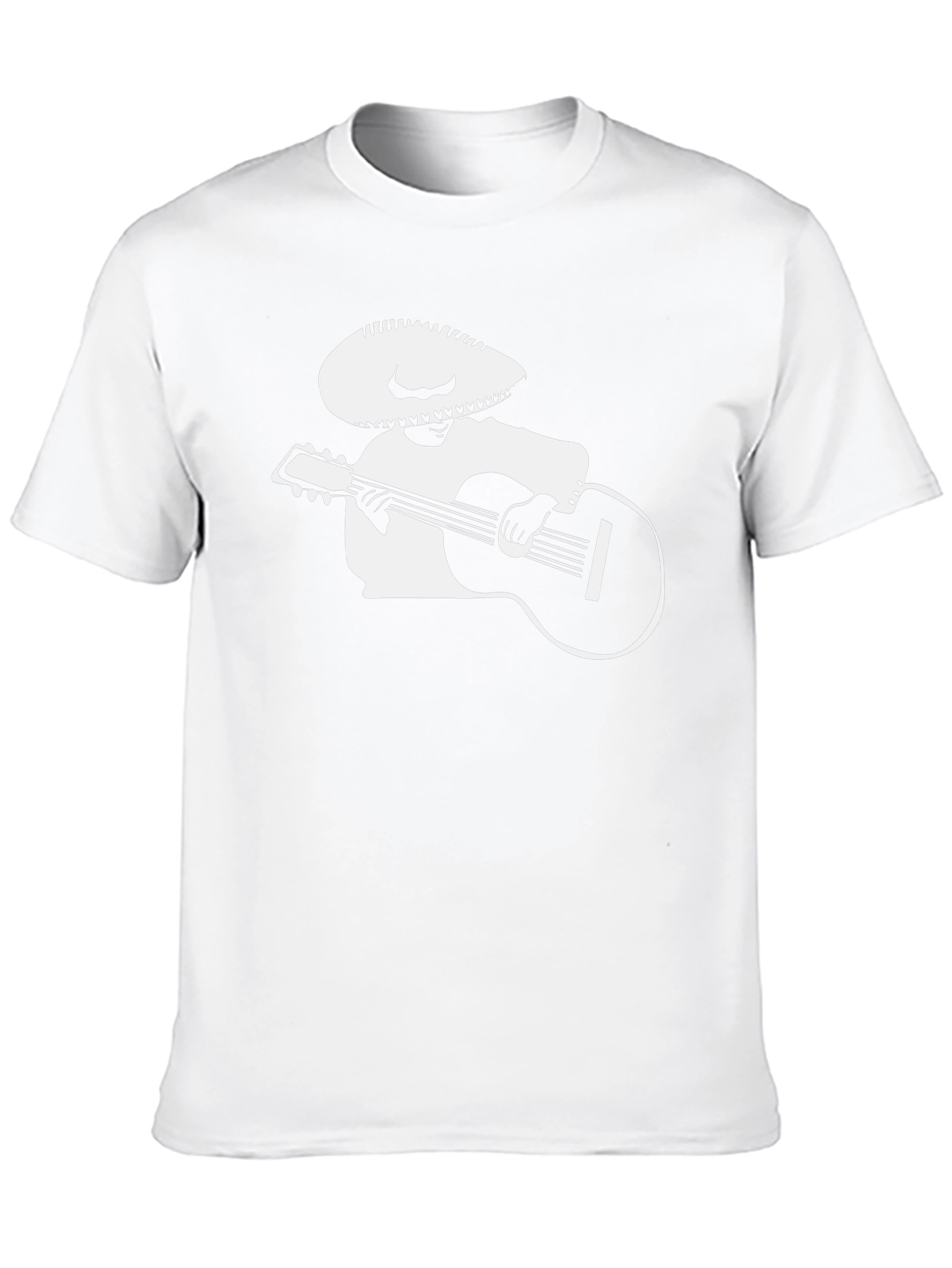 Mariachi Musician Graphic Tee - Black
