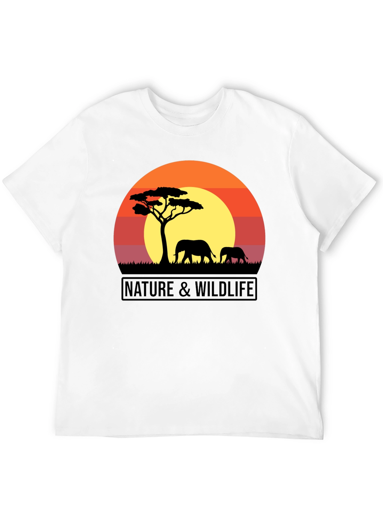 Nature & Wildlife Sunset Graphic T-Shirt