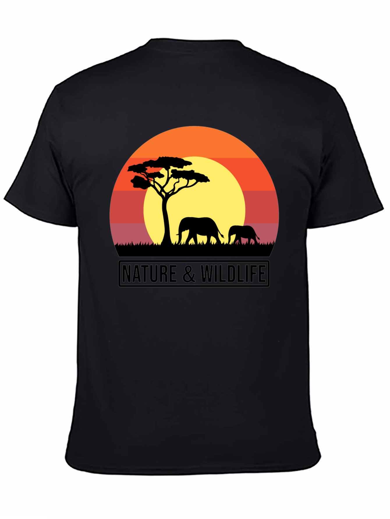 Nature & Wildlife Sunset Graphic T-Shirt