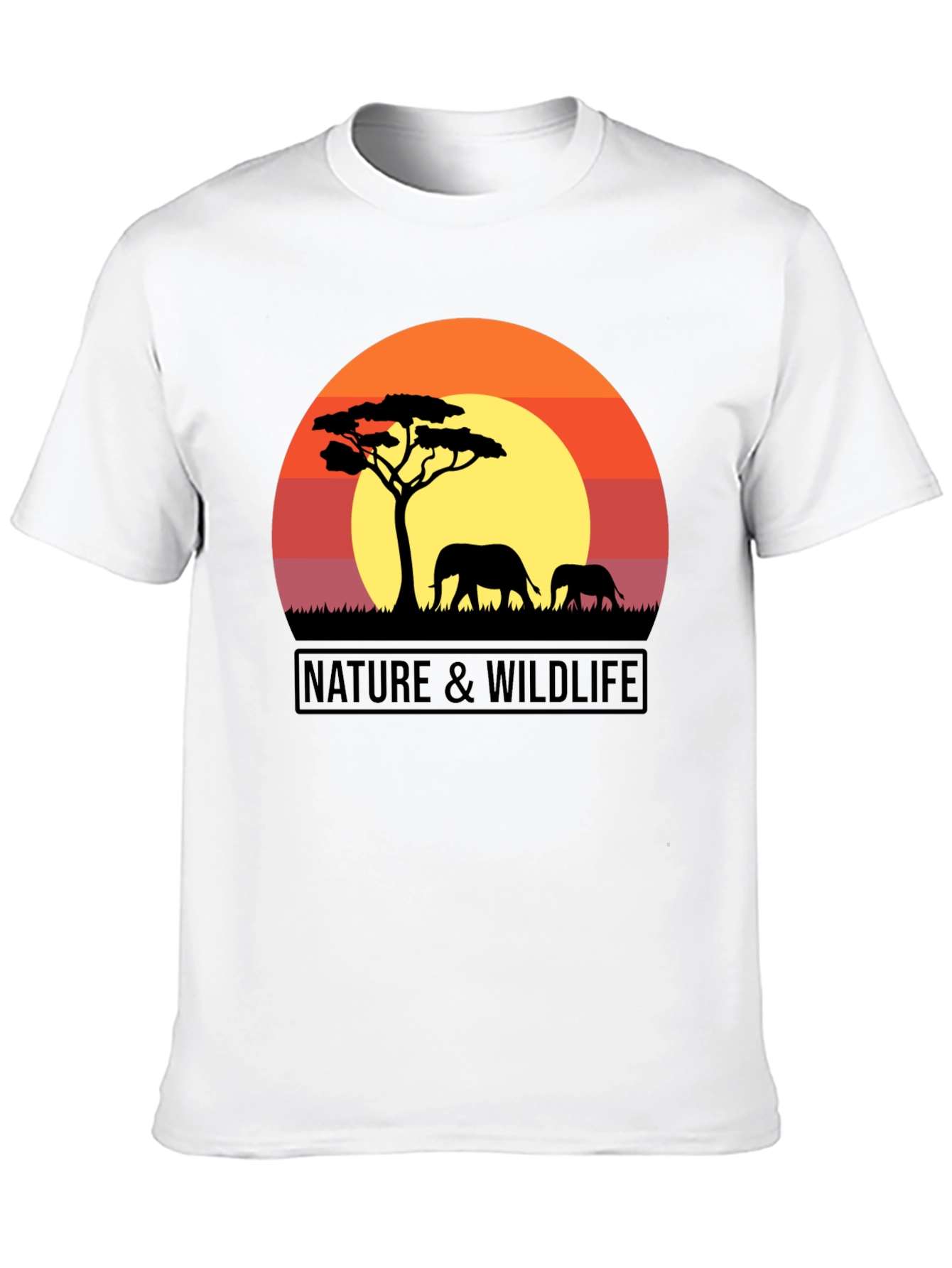Nature & Wildlife Sunset Graphic T-Shirt