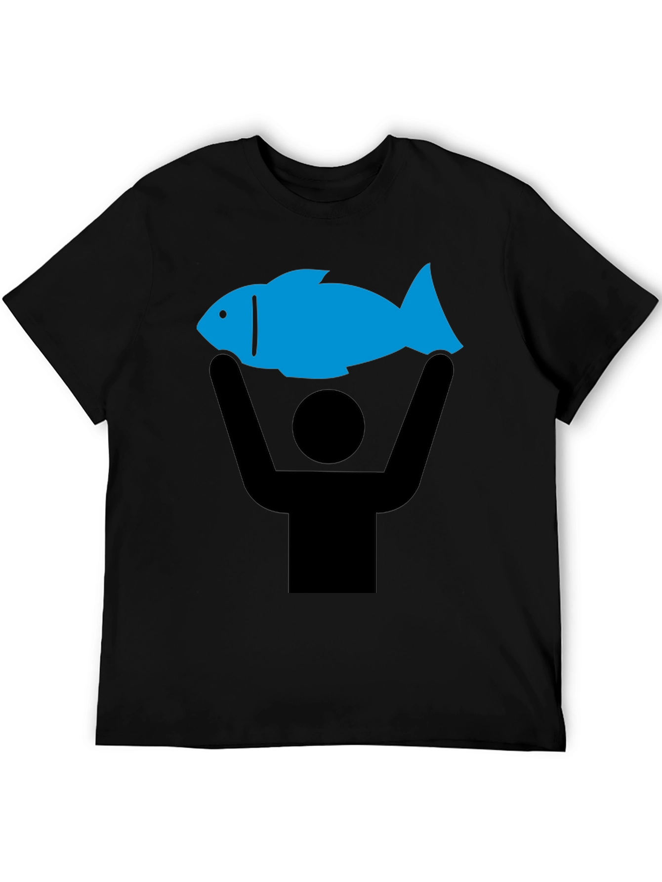 Graphic Tee: Fish Pictogram