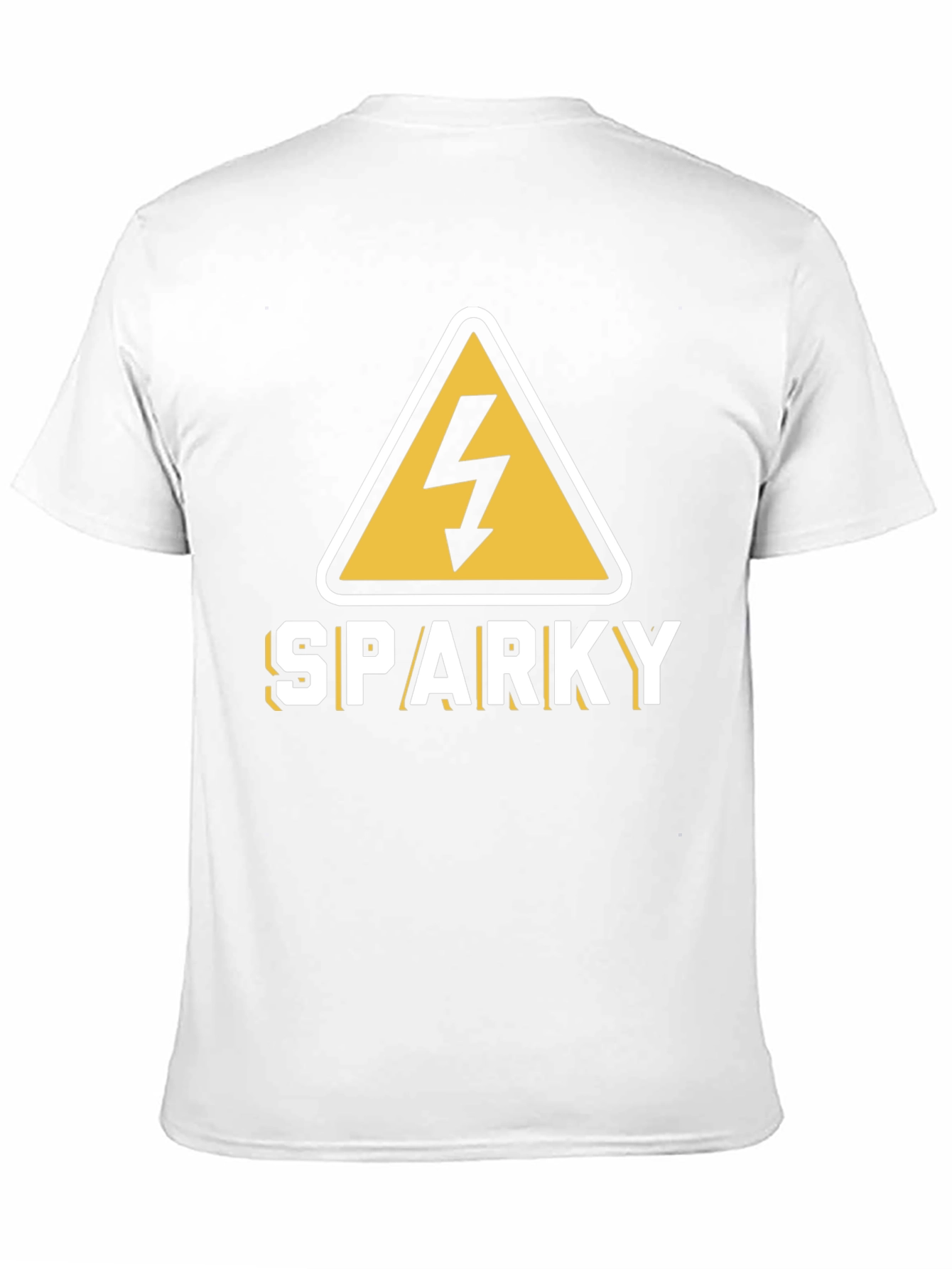 Sparky Electricity Warning T-Shirt - Black