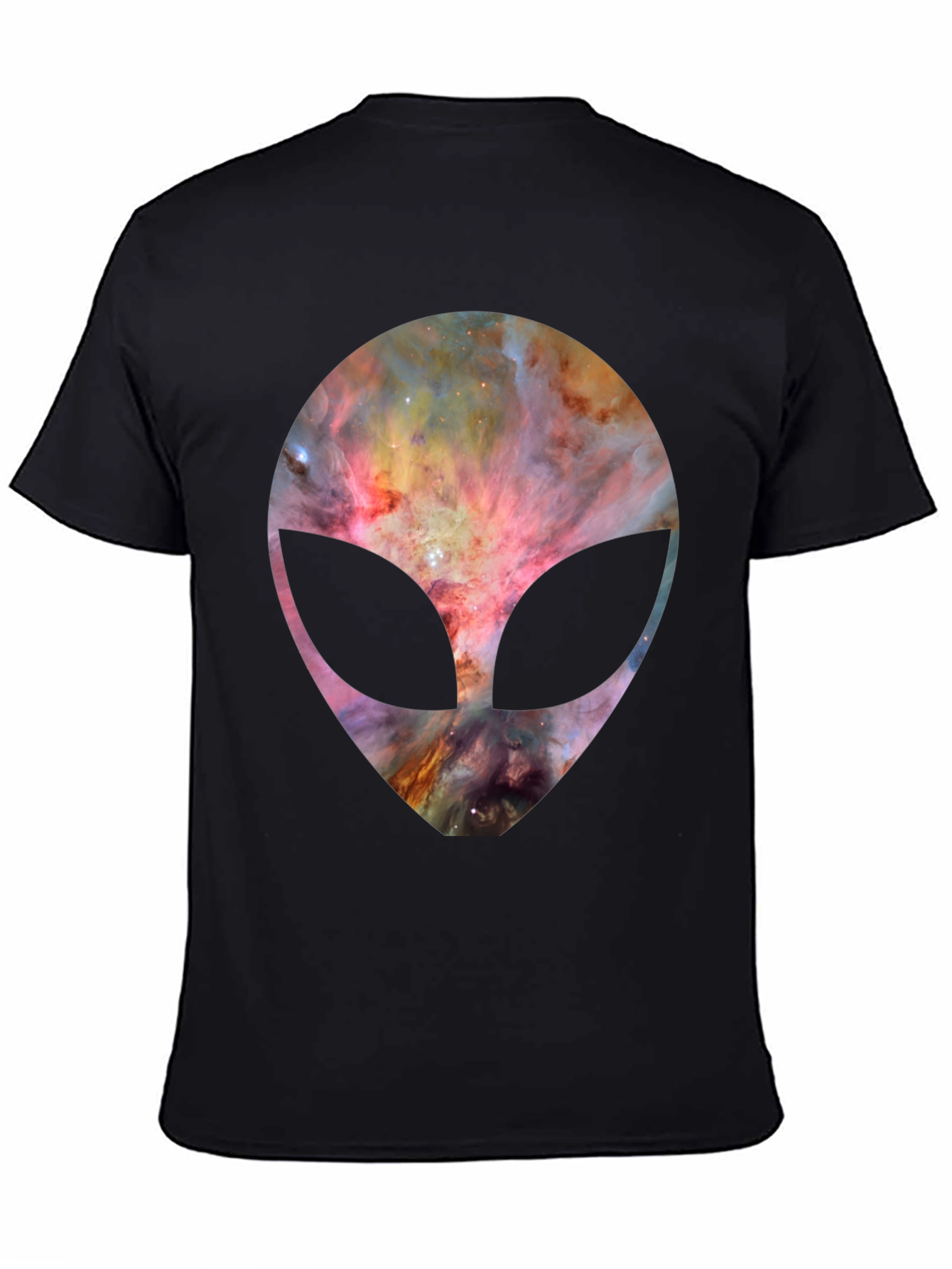 Galaxy Alien Graphic Tee - Black