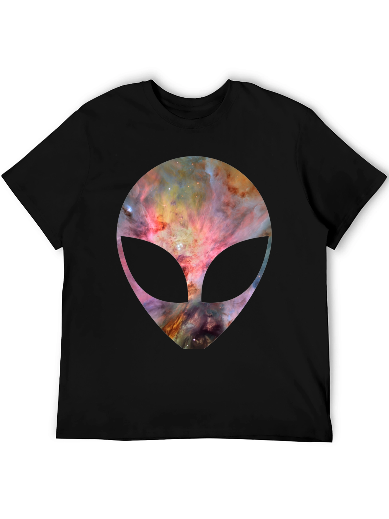 Galaxy Alien Graphic Tee - Black