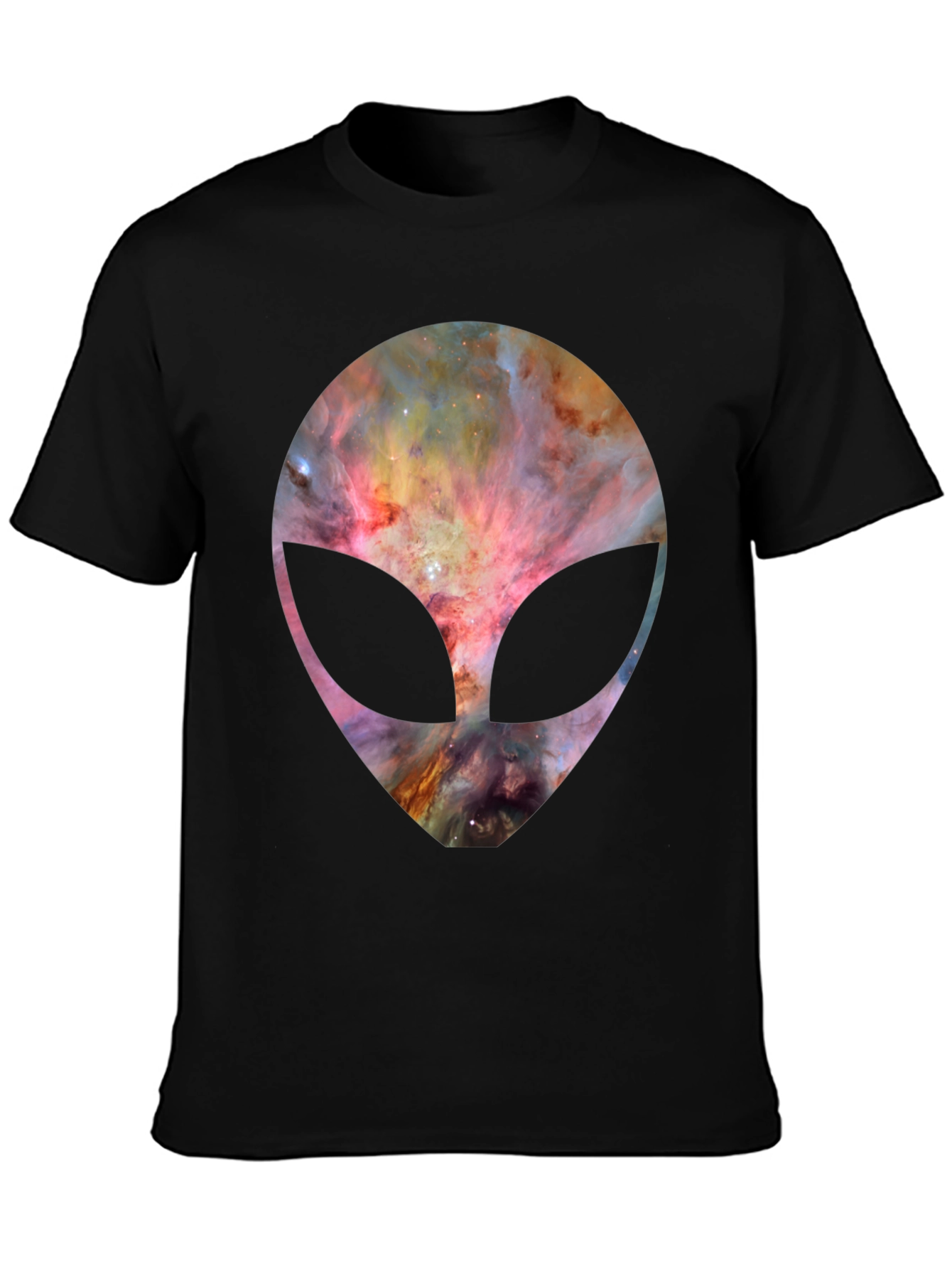 Galaxy Alien Graphic Tee - Black
