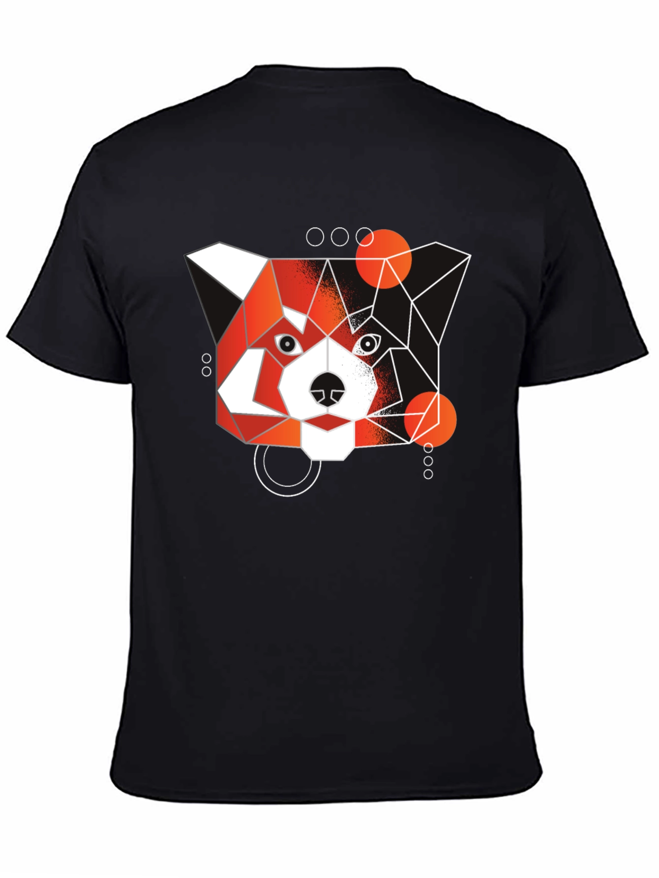 Geometric Red Panda Graphic Tee
