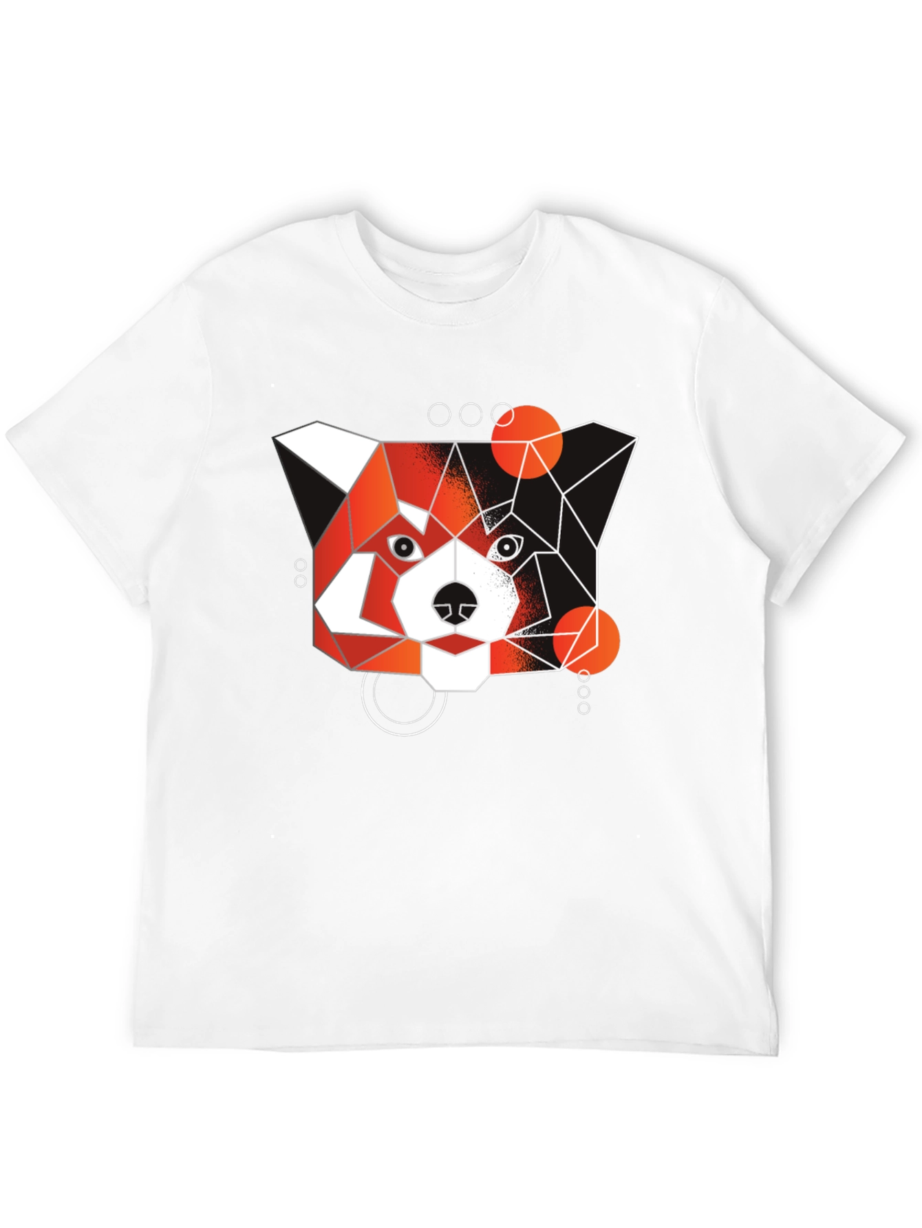 Geometric Red Panda Graphic Tee