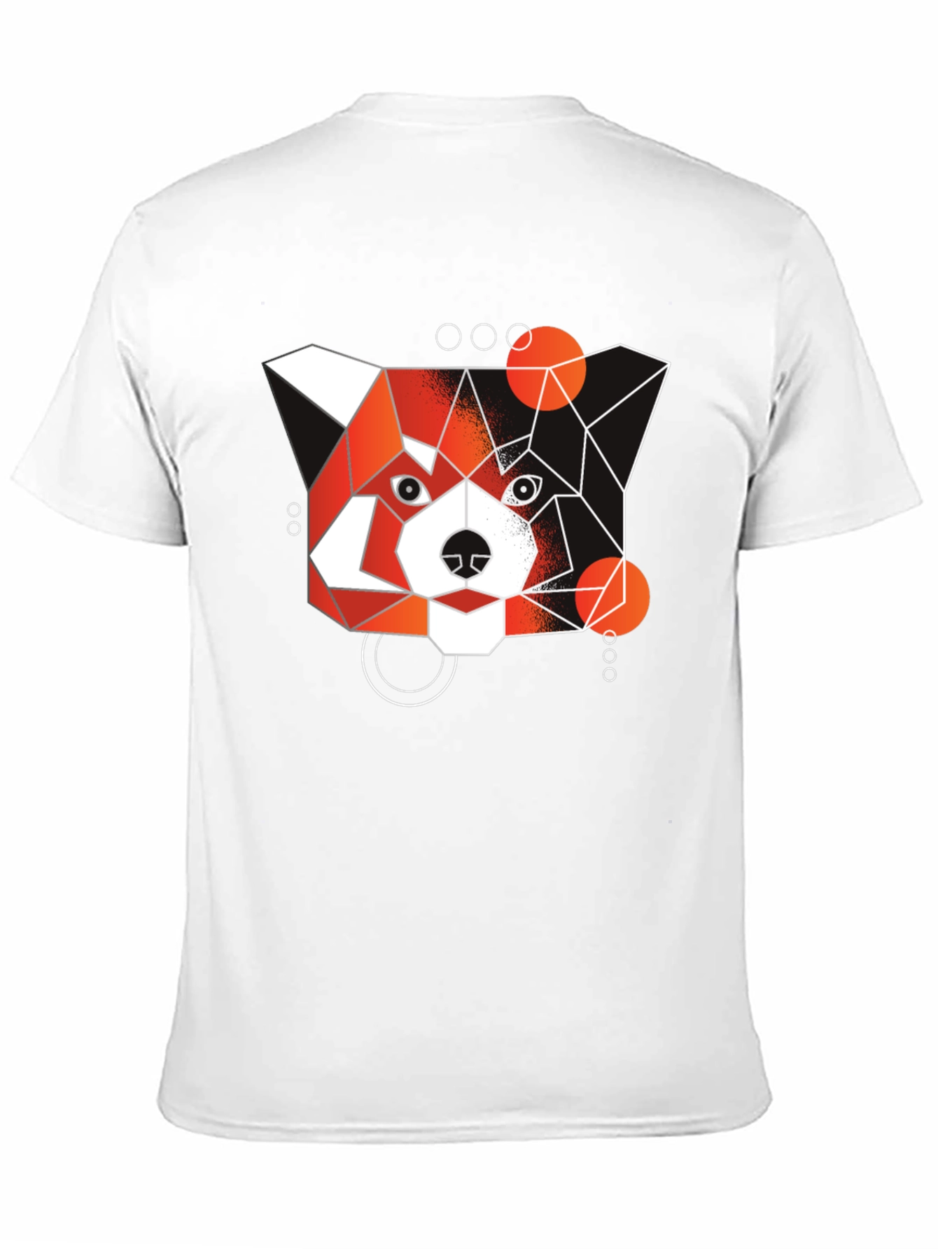 Geometric Red Panda Graphic Tee