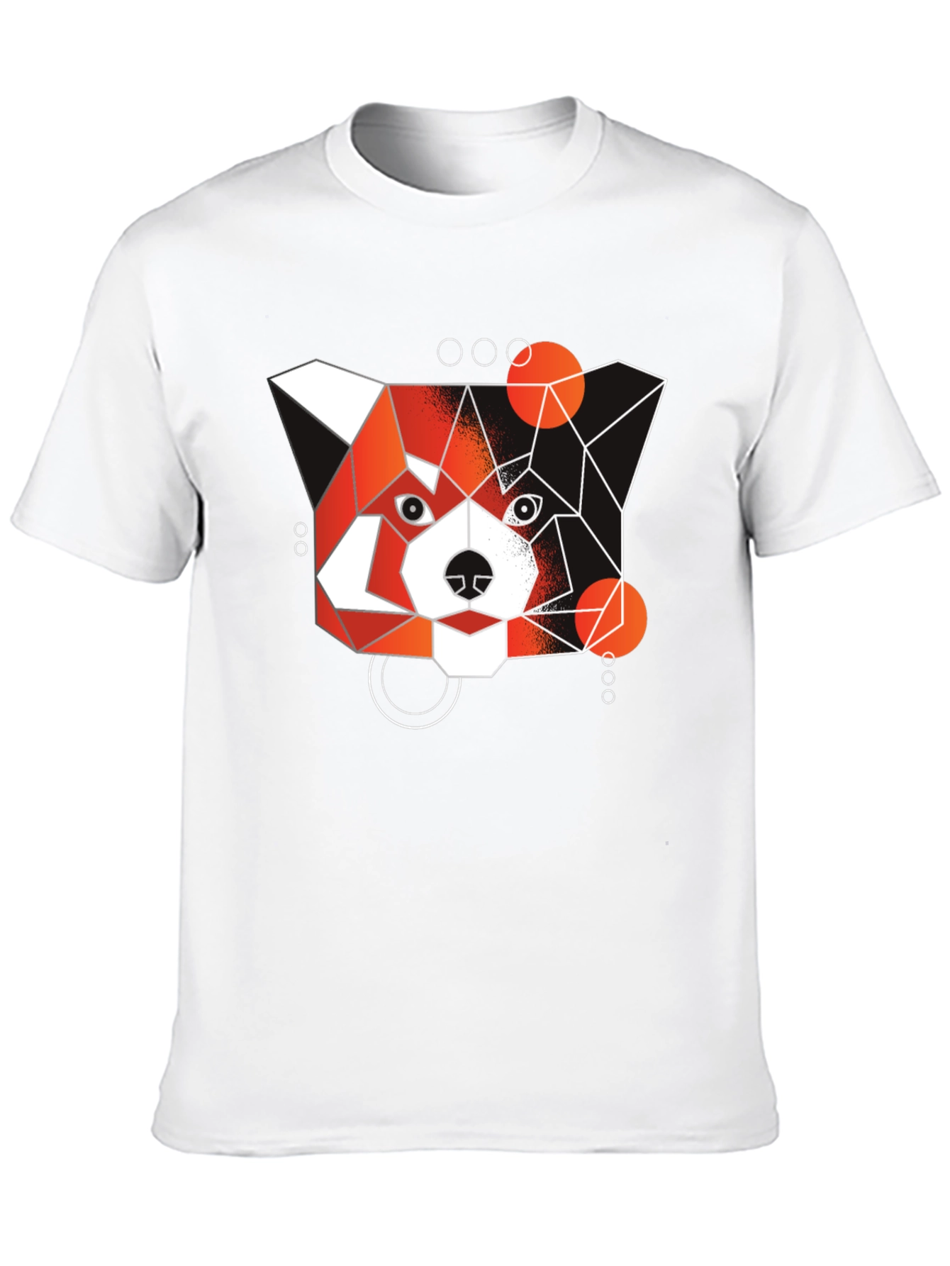 Geometric Red Panda Graphic Tee