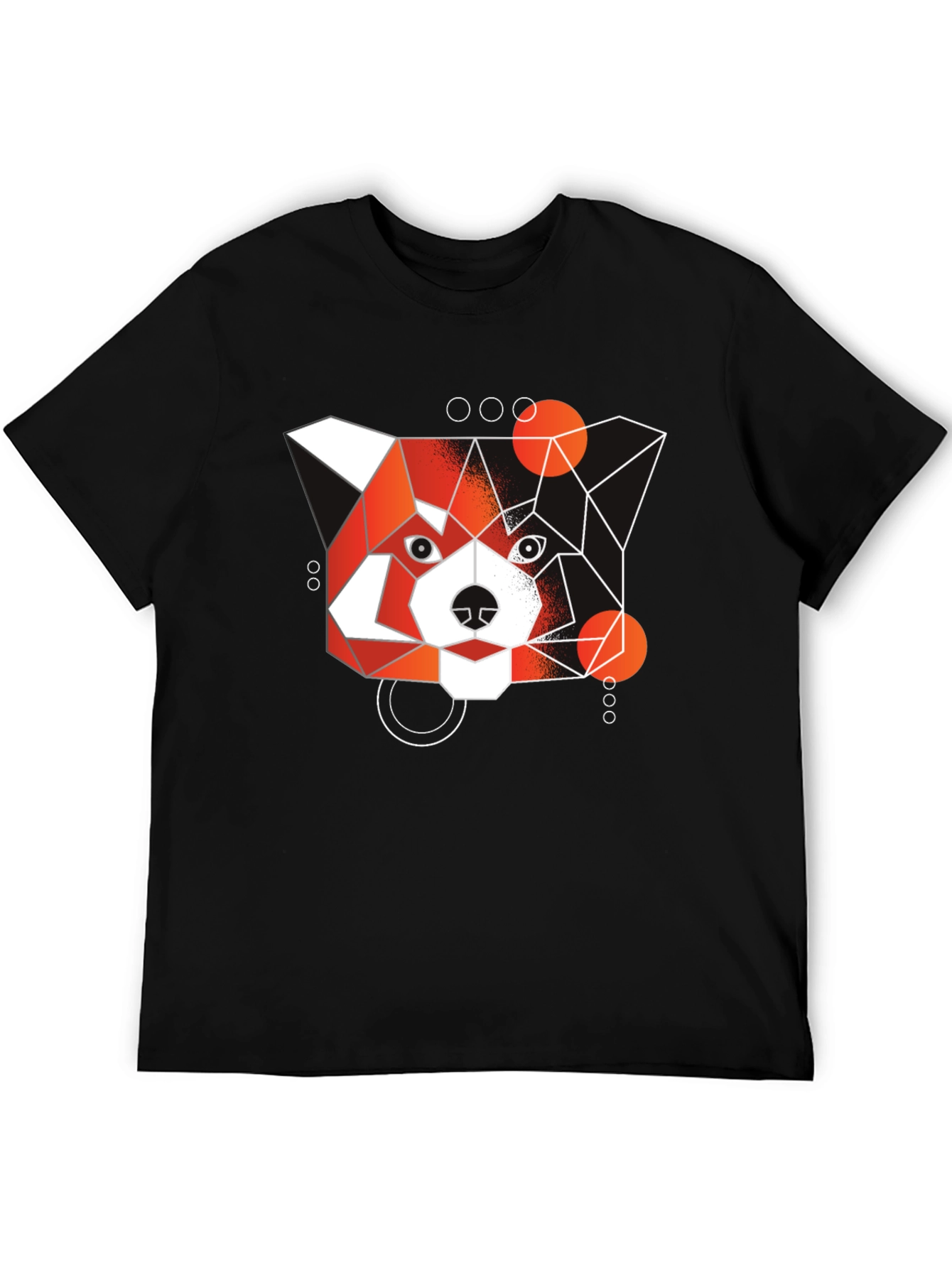 Geometric Red Panda Graphic Tee