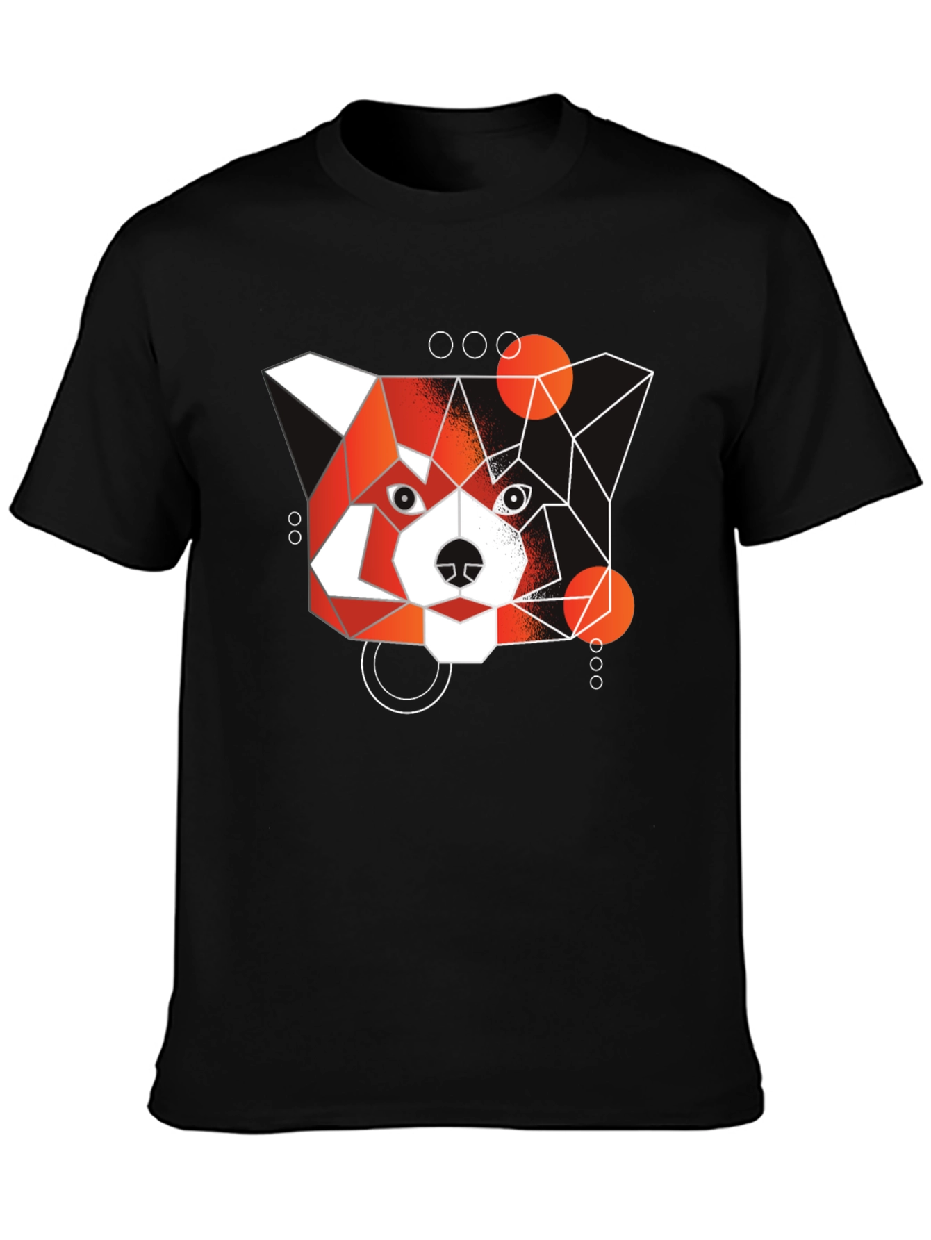 Geometric Red Panda Graphic Tee