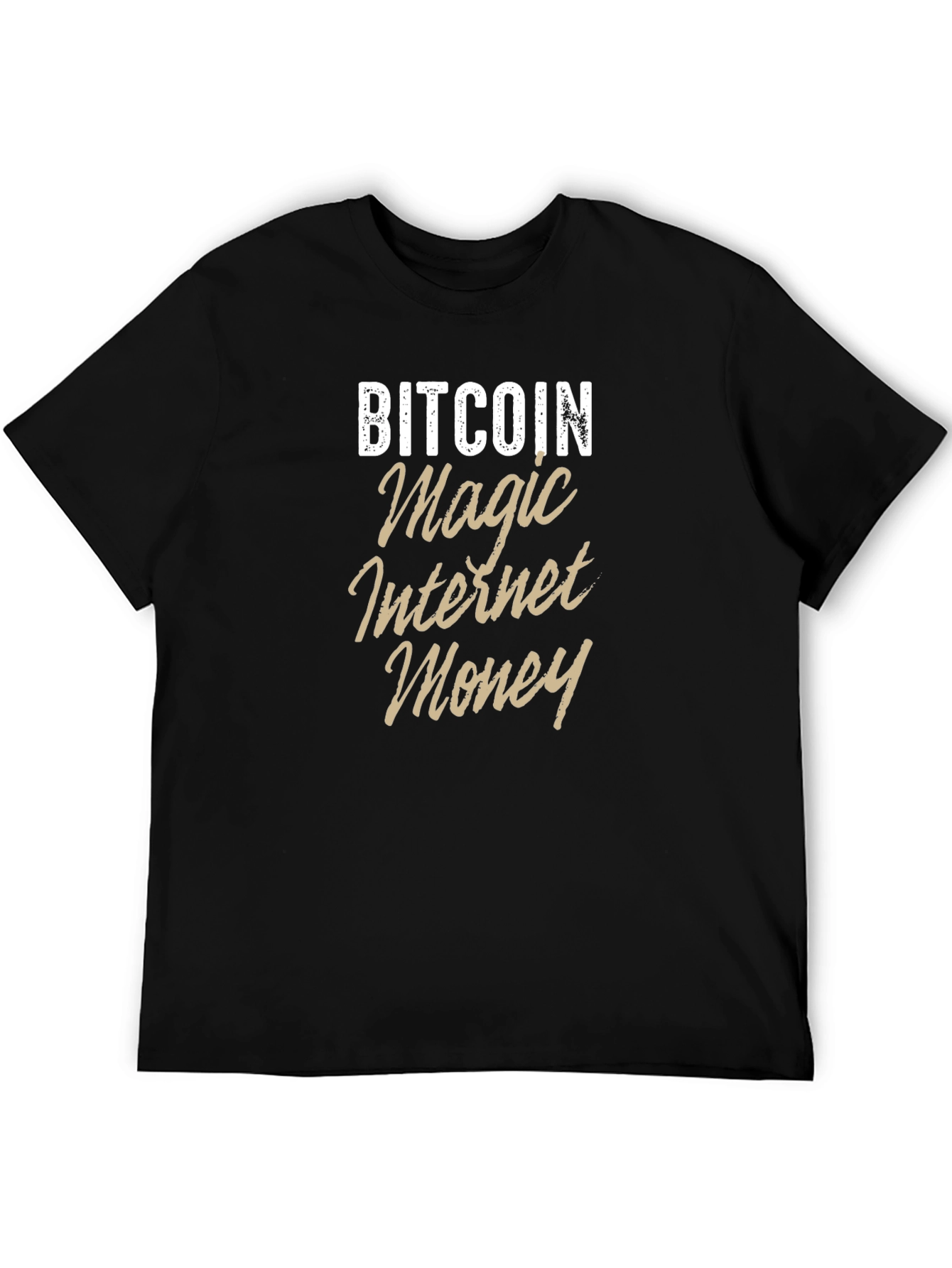 Bitcoin Magic Internet Money Black Tee
