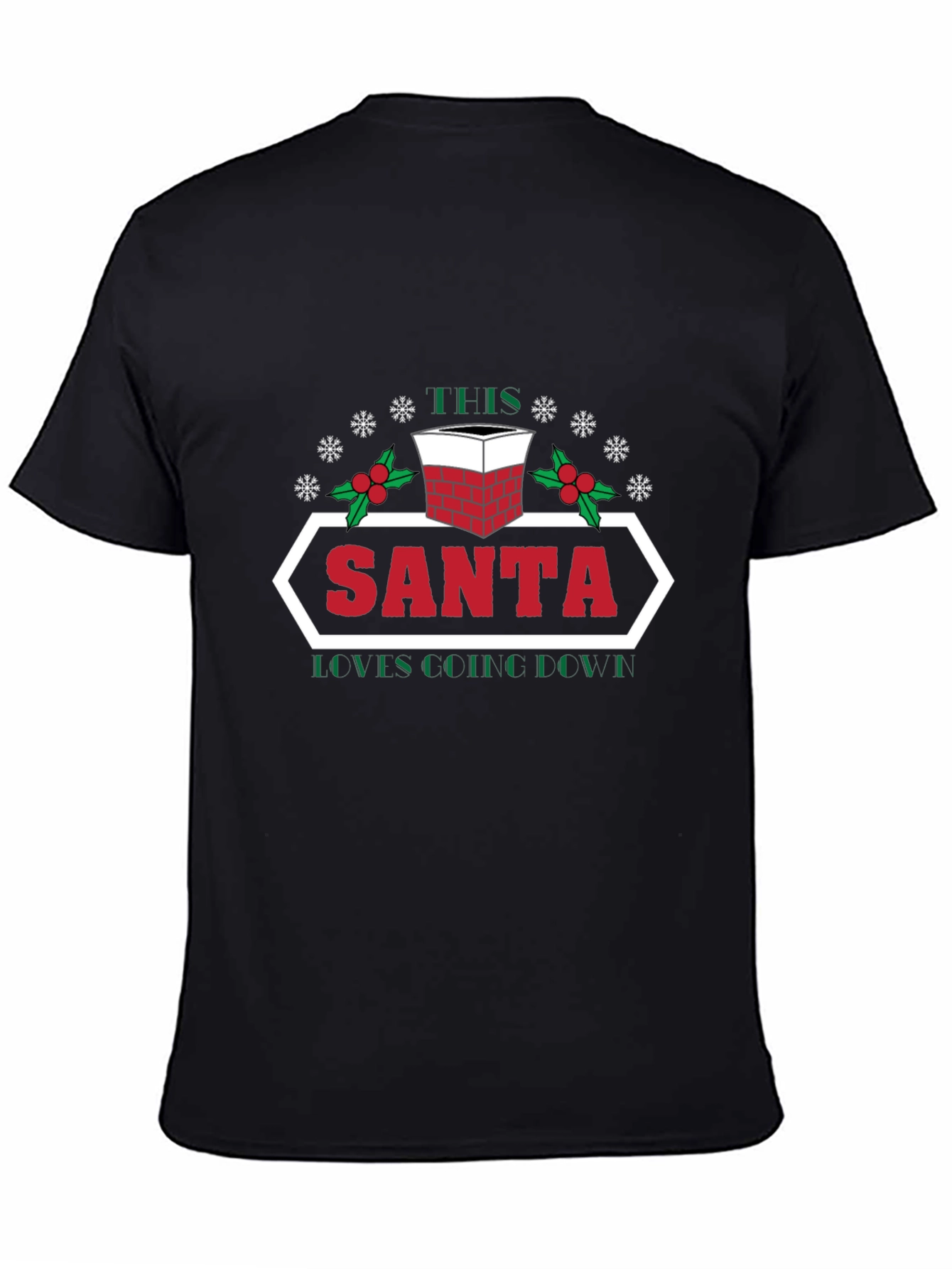 Santa Loves Coffee Christmas T-Shirt