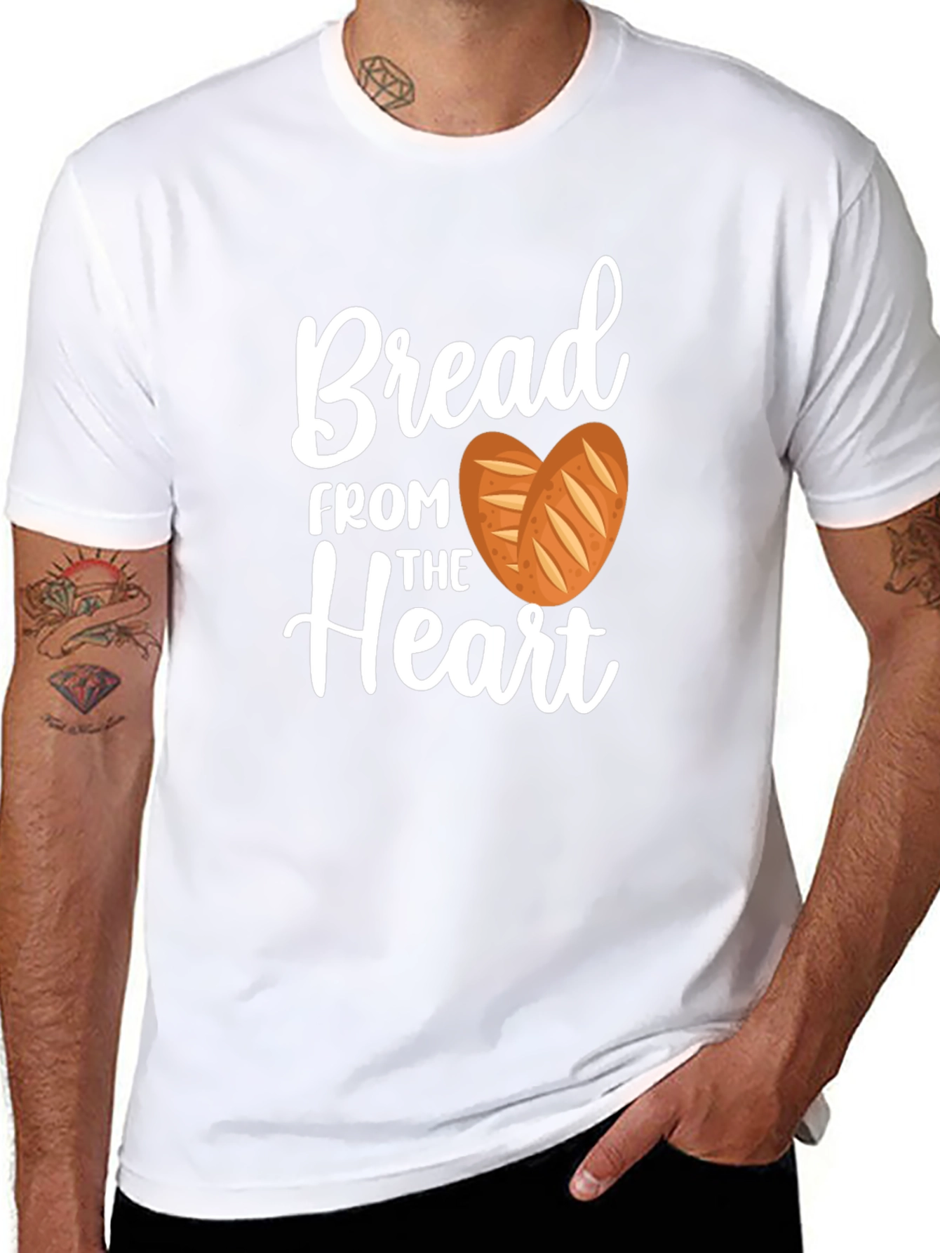 Bread From The Heart Graphic T-Shirt