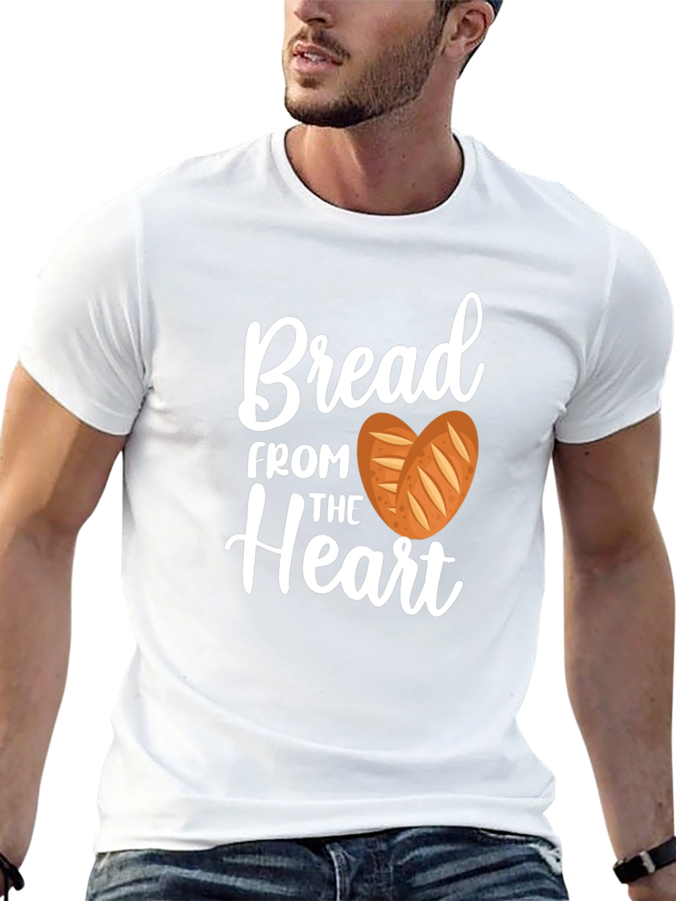 Bread From The Heart Graphic T-Shirt