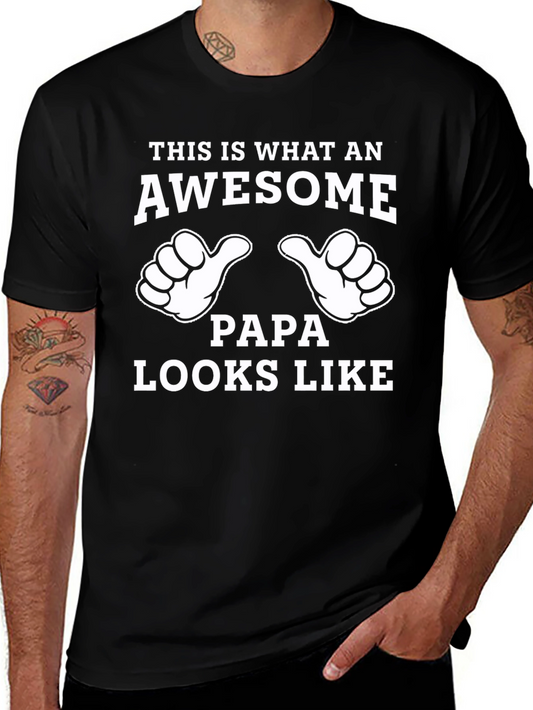 Awesome Papa T-Shirt - Gift for Dad!