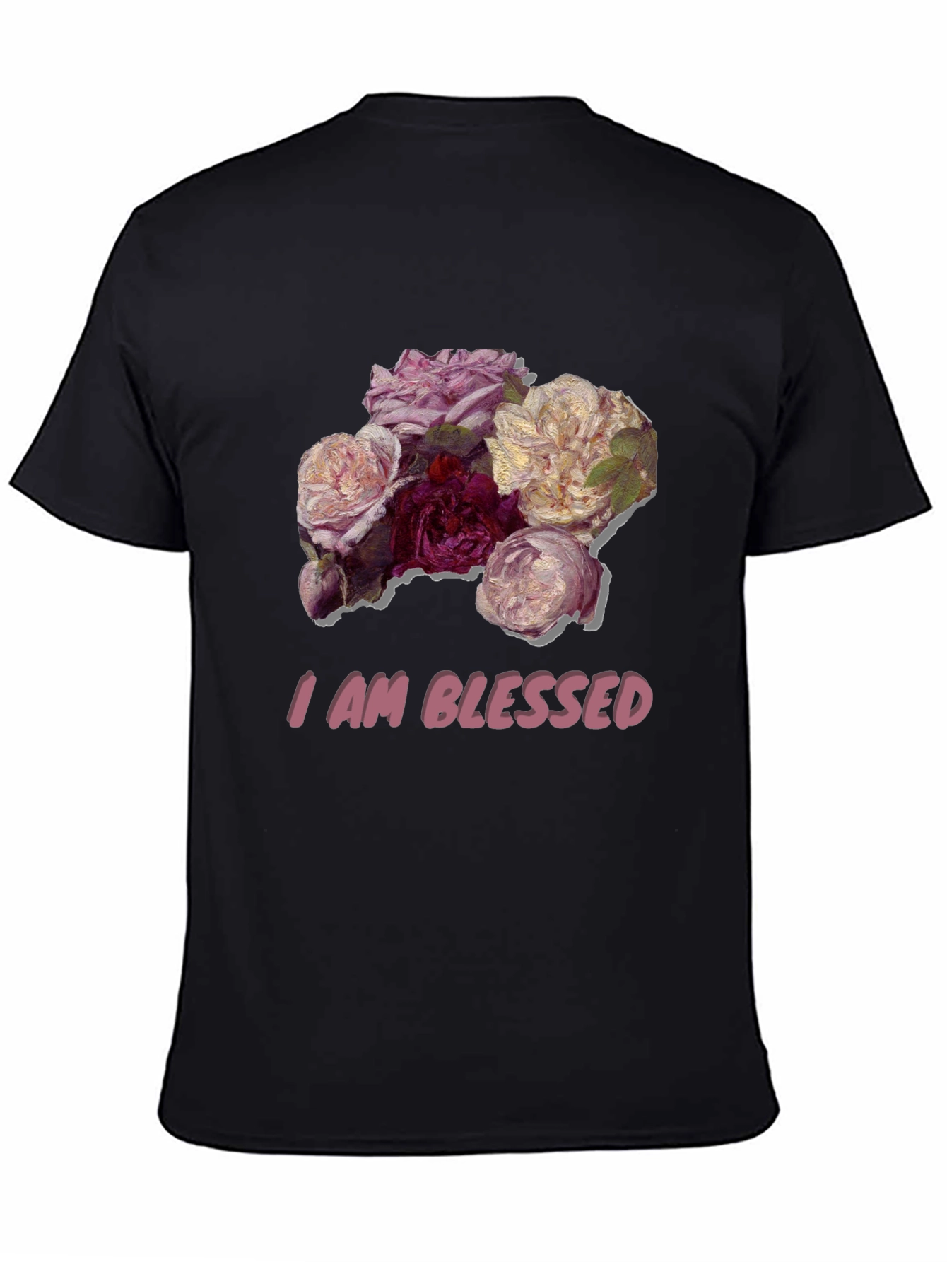 Floral Blessed T-Shirt - Stylish Graphic Tee