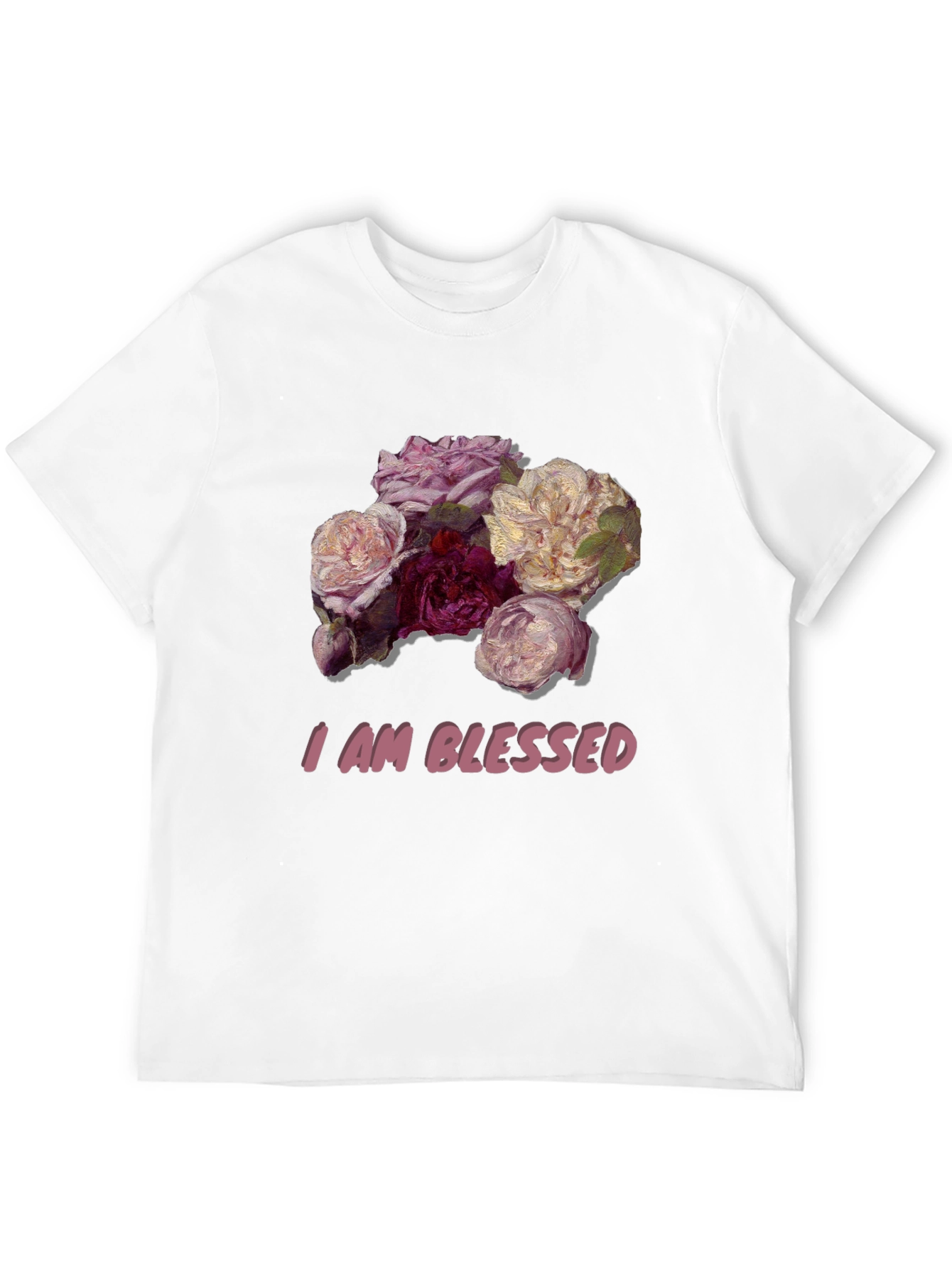 Floral Blessed T-Shirt - Stylish Graphic Tee