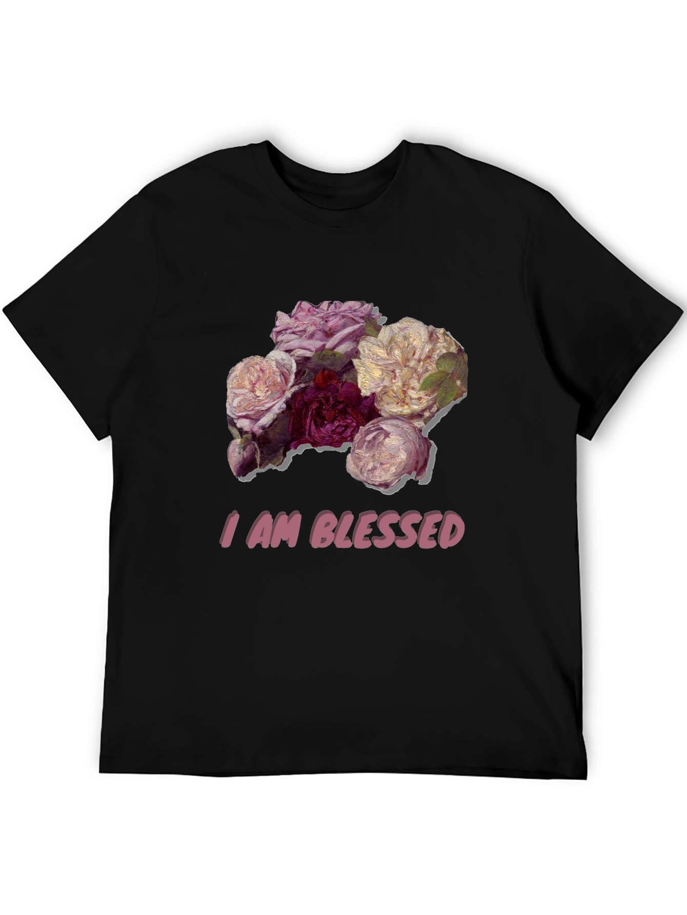 Floral Blessed T-Shirt - Stylish Graphic Tee