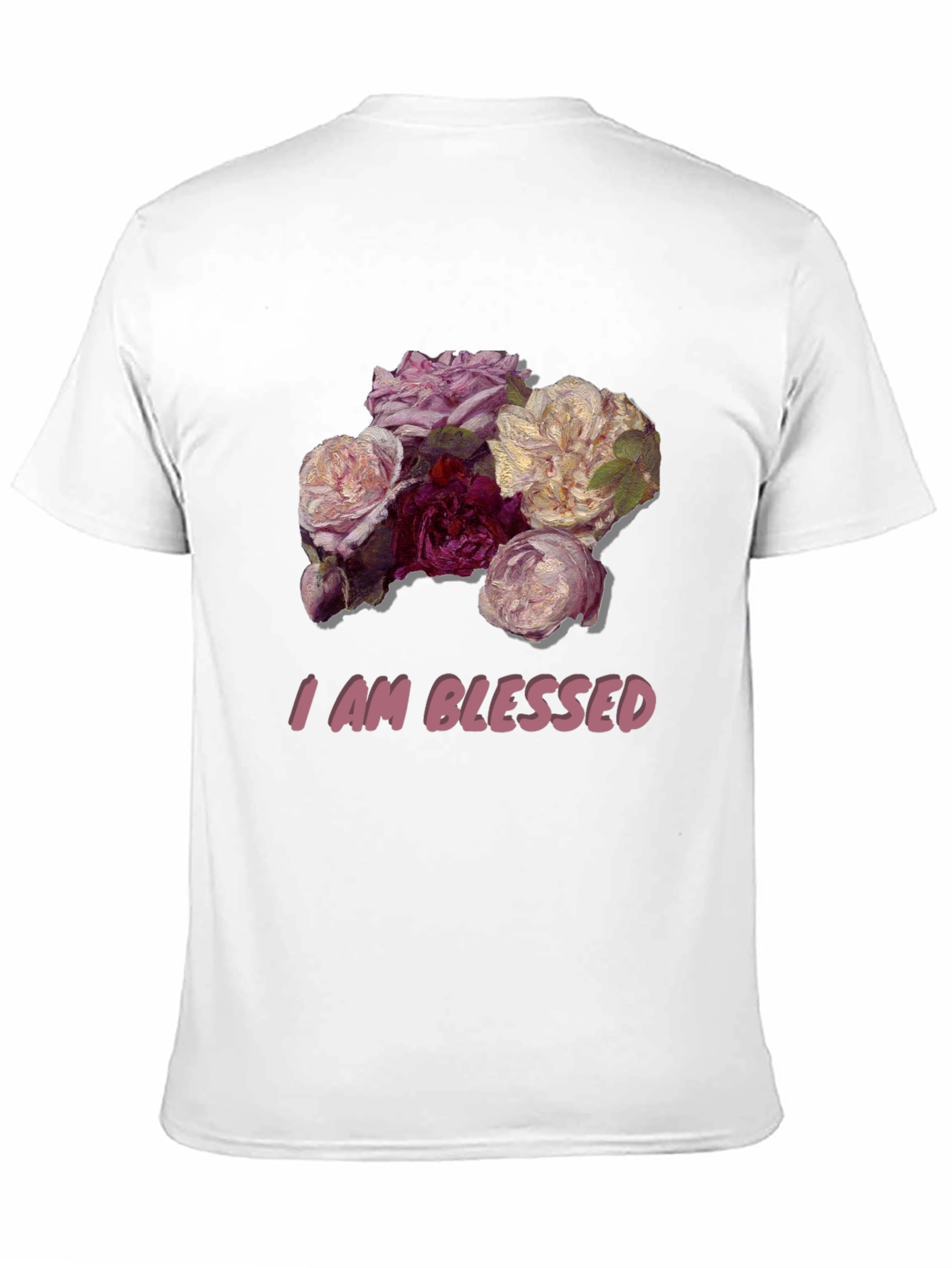 Floral Blessed T-Shirt - Stylish Graphic Tee