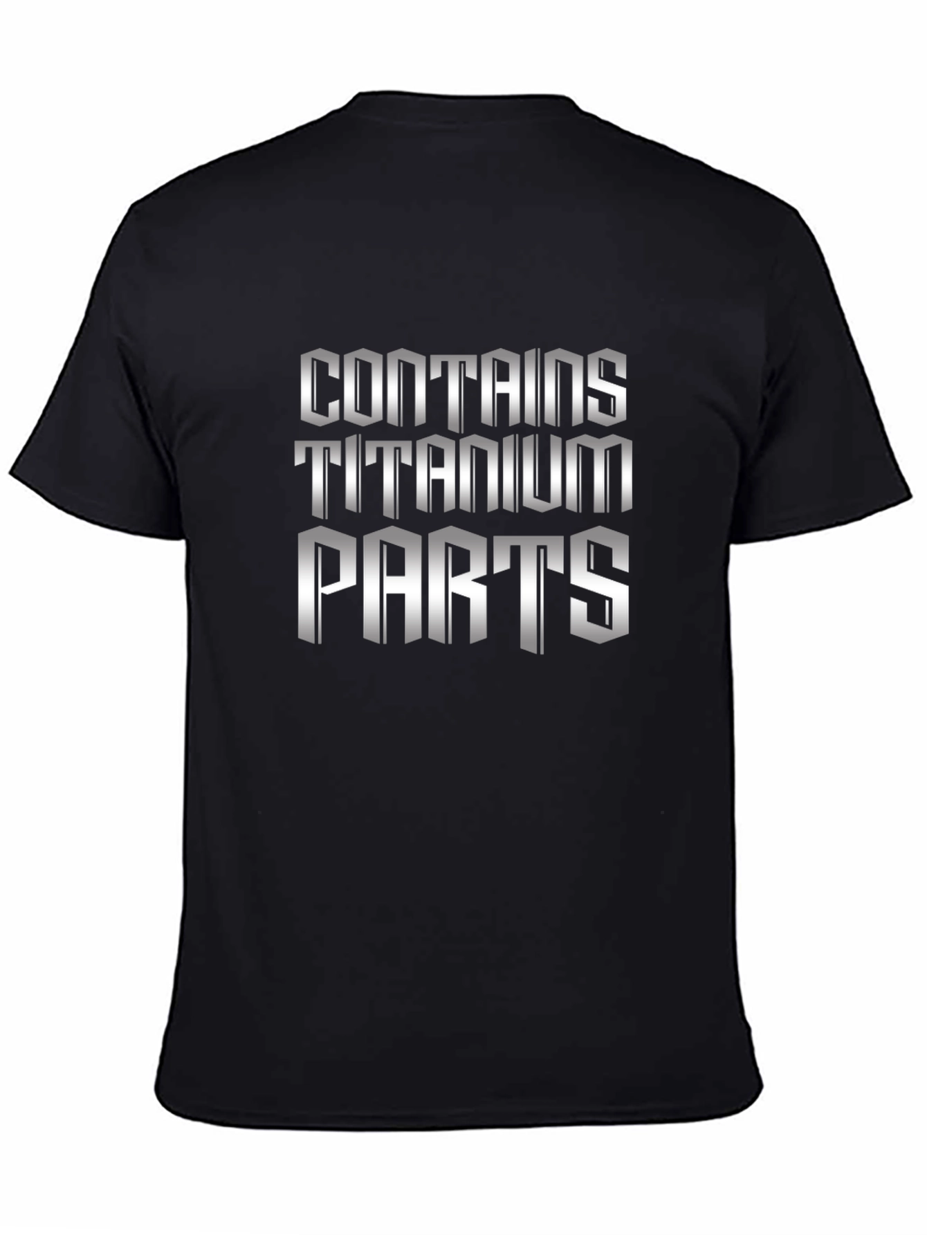 Contains Titanium Parts T-Shirt - Black