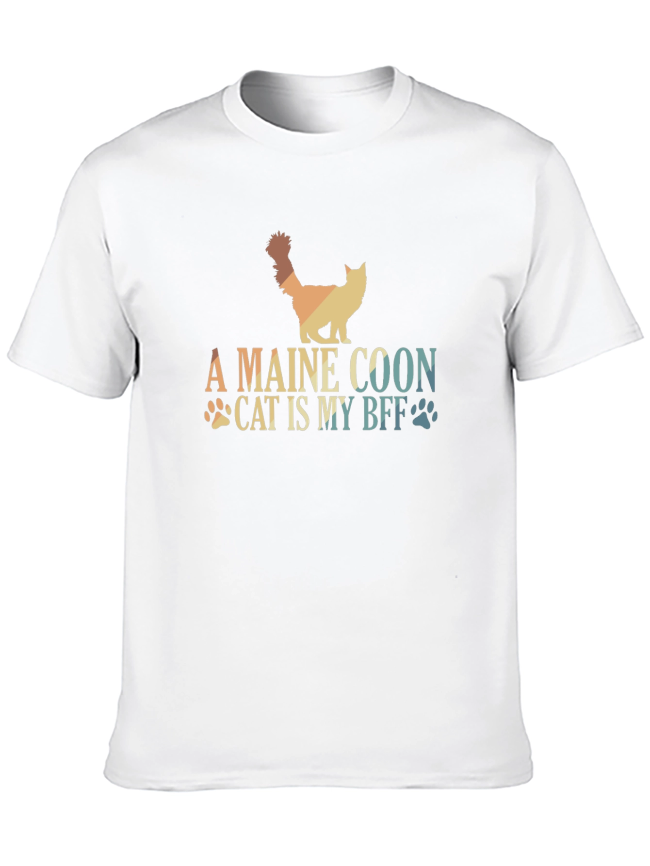 Maine Coon Cat BFF T-Shirt