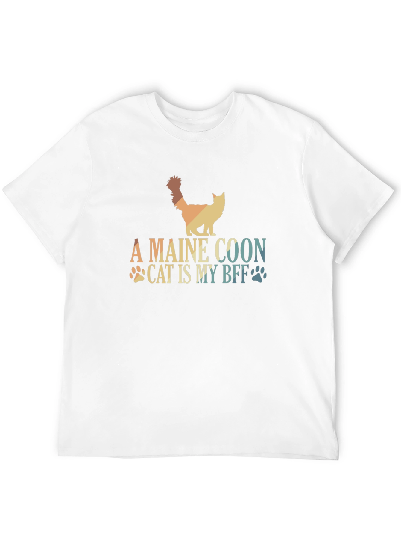 Maine Coon Cat BFF T-Shirt