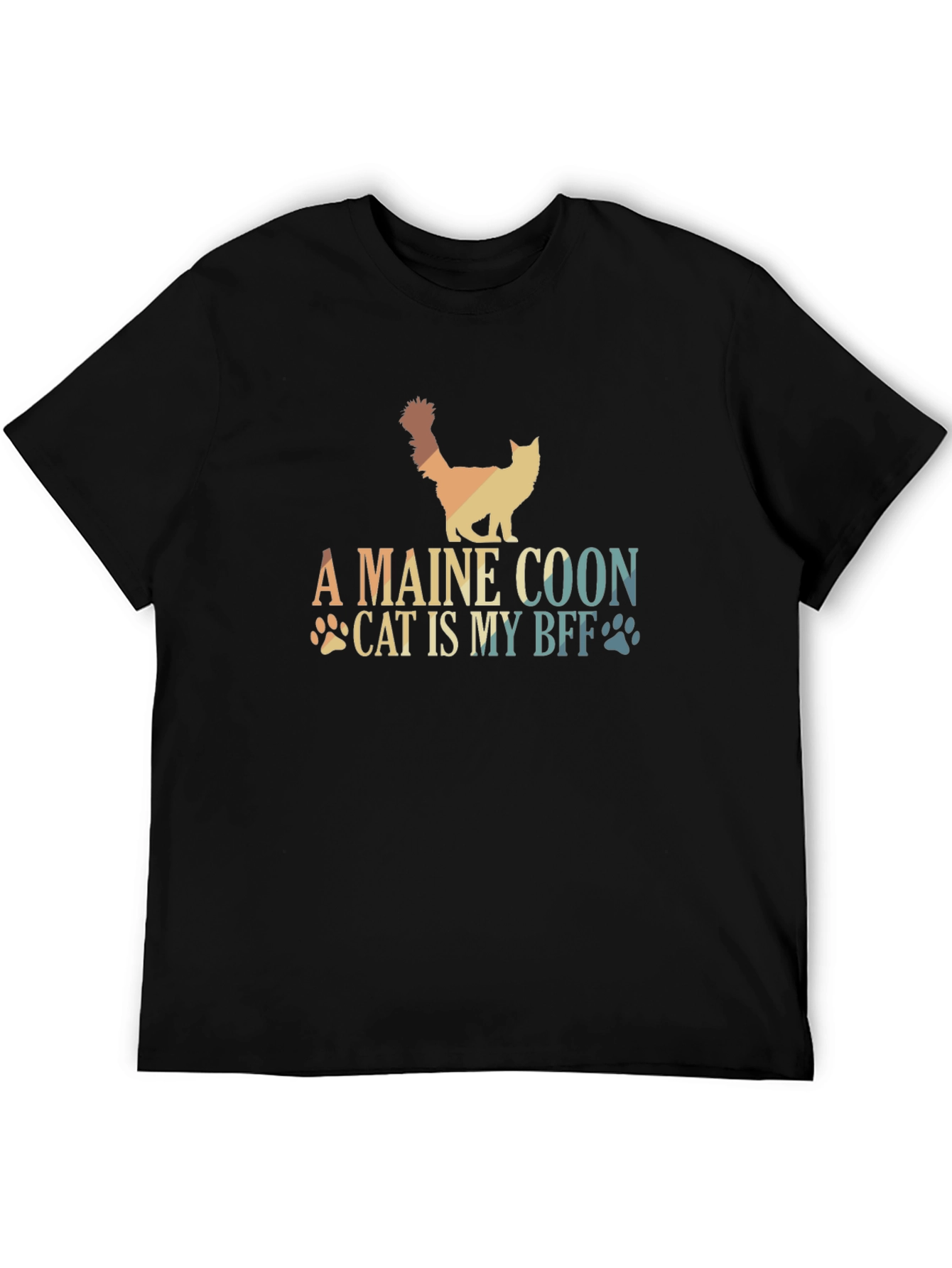 Maine Coon Cat BFF T-Shirt