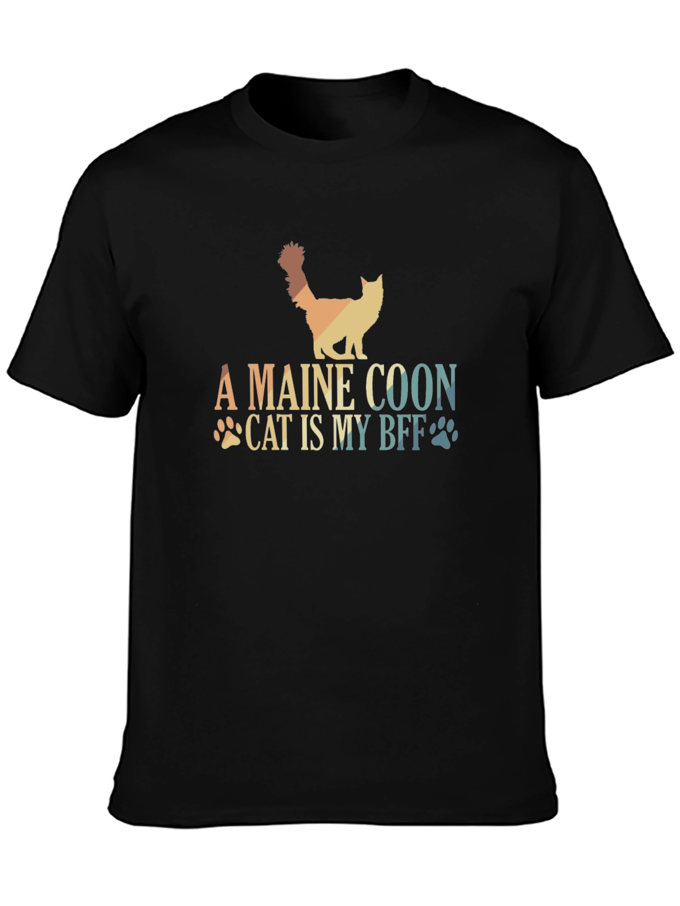 Maine Coon Cat BFF T-Shirt
