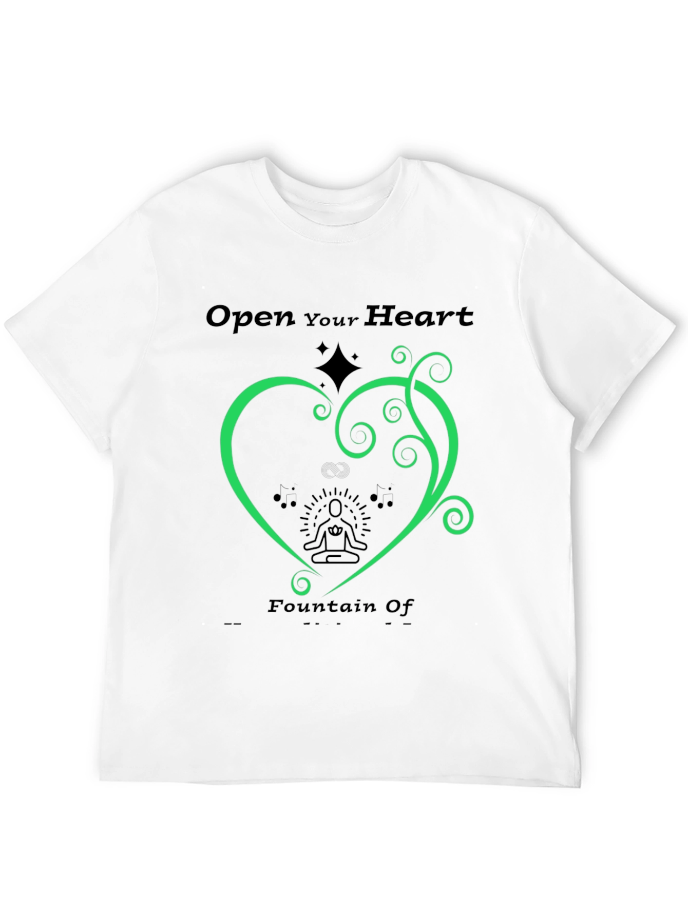 Open Heart Fountain of Love T-Shirt