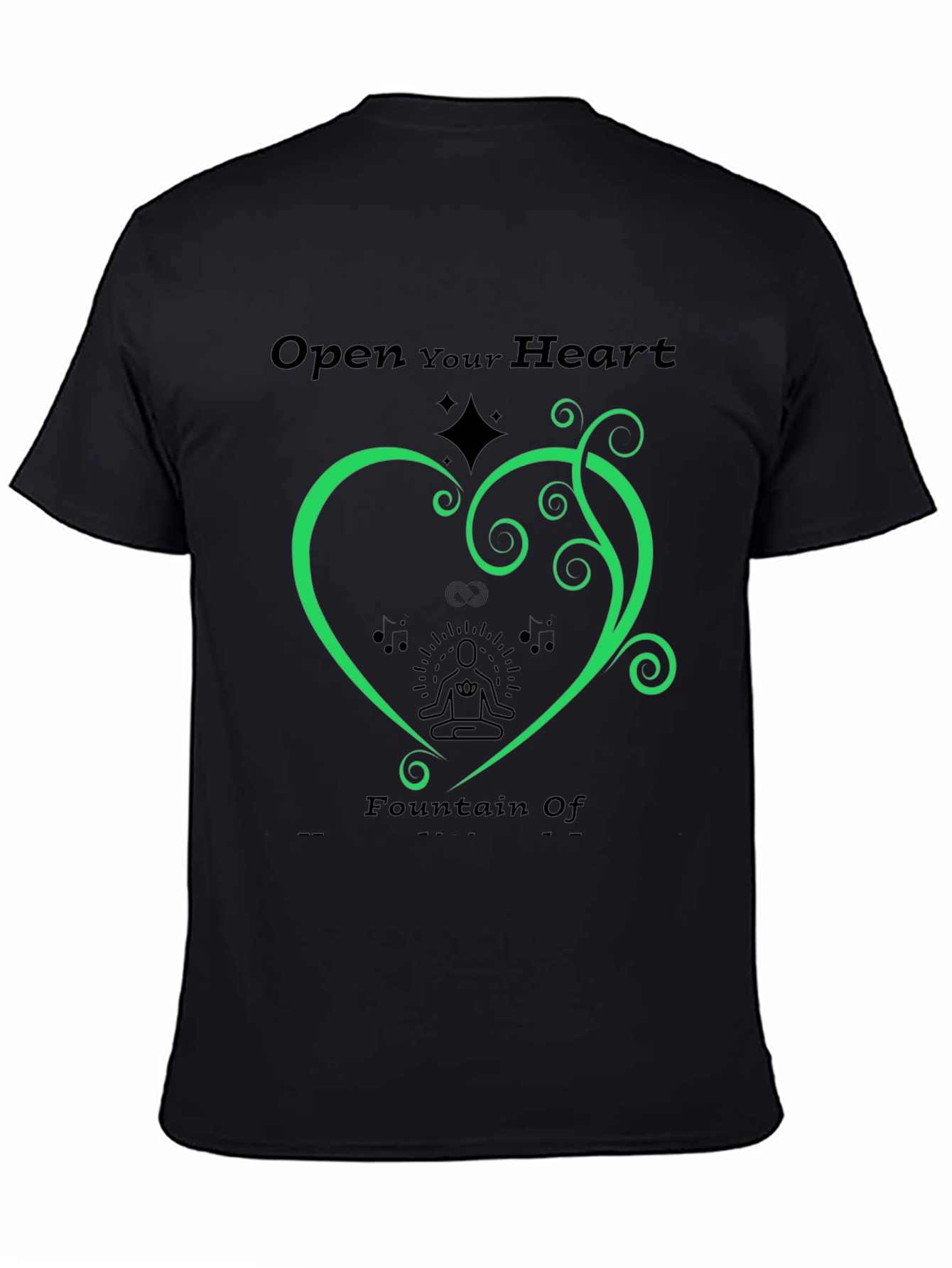 Open Heart Fountain of Love T-Shirt