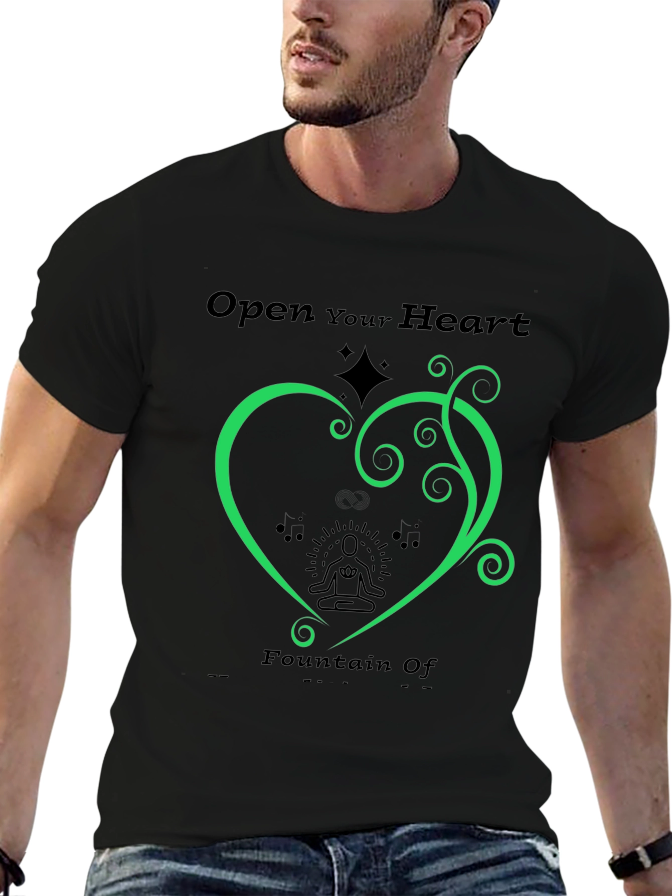 Open Heart Fountain of Love T-Shirt