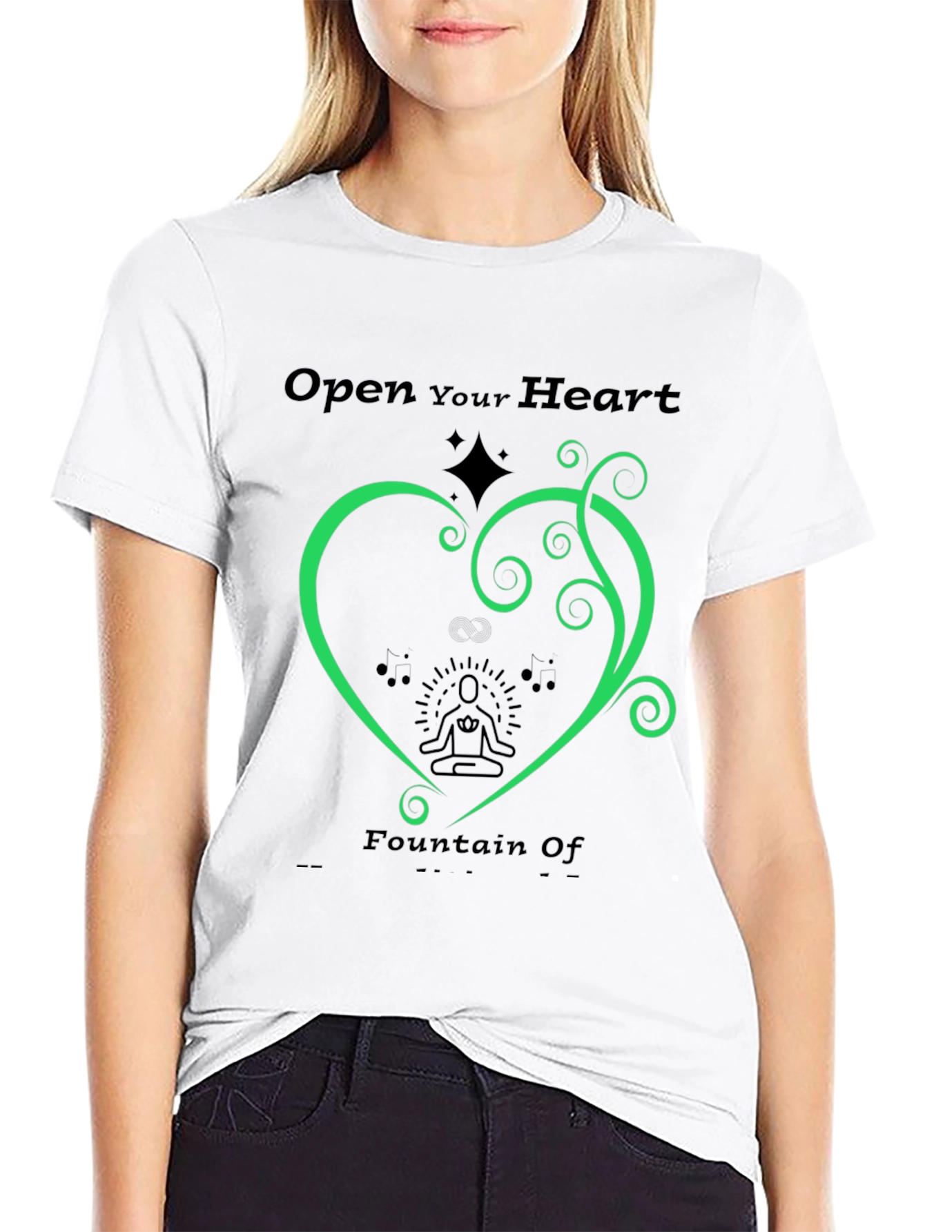 Open Heart Fountain of Love T-Shirt