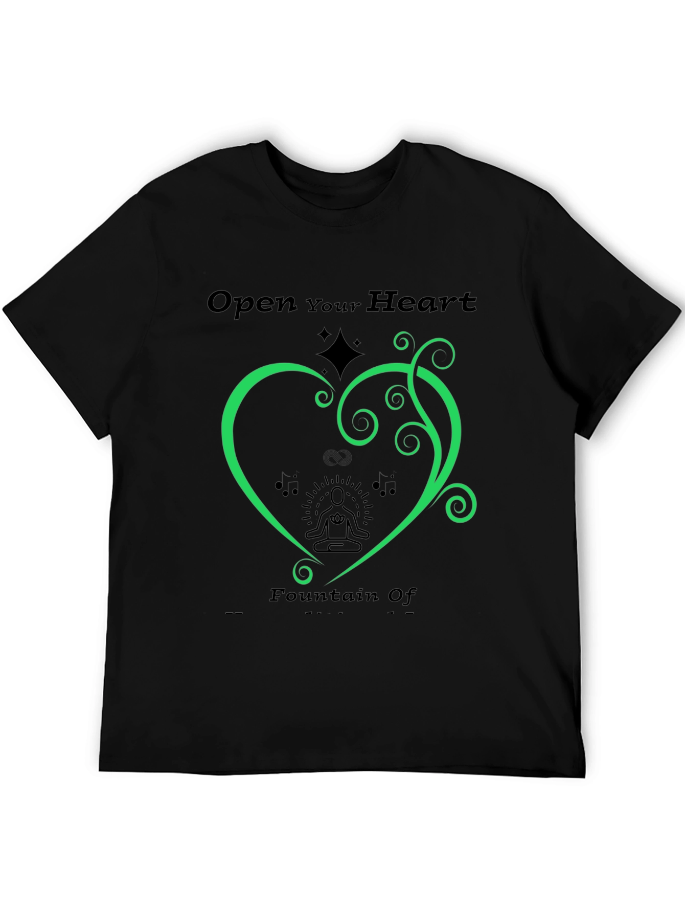 Open Heart Fountain of Love T-Shirt