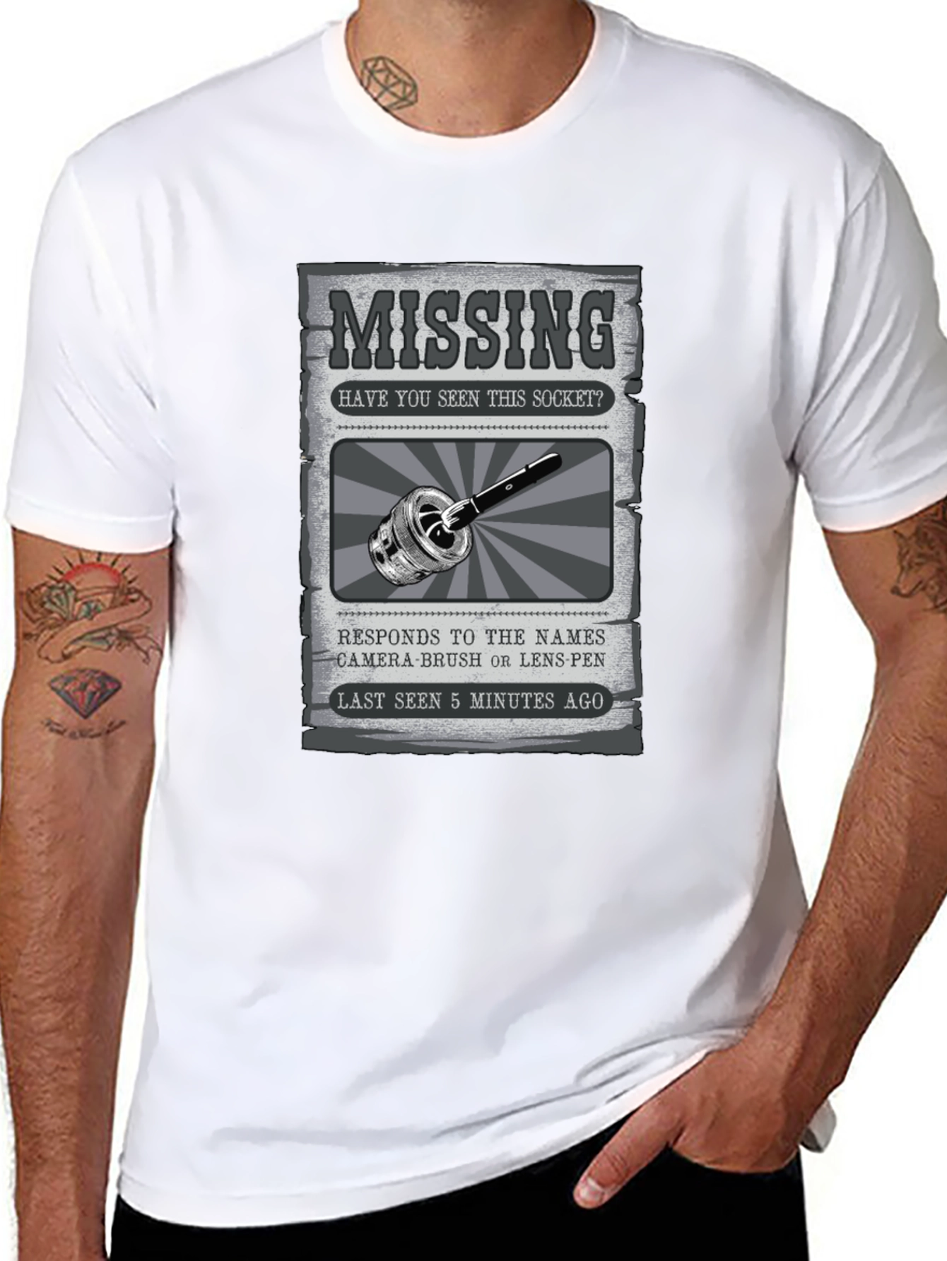 Missing Socket Graphic T-Shirt