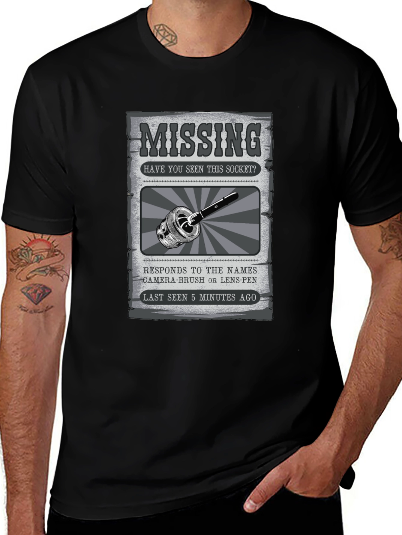 Missing Socket Graphic T-Shirt
