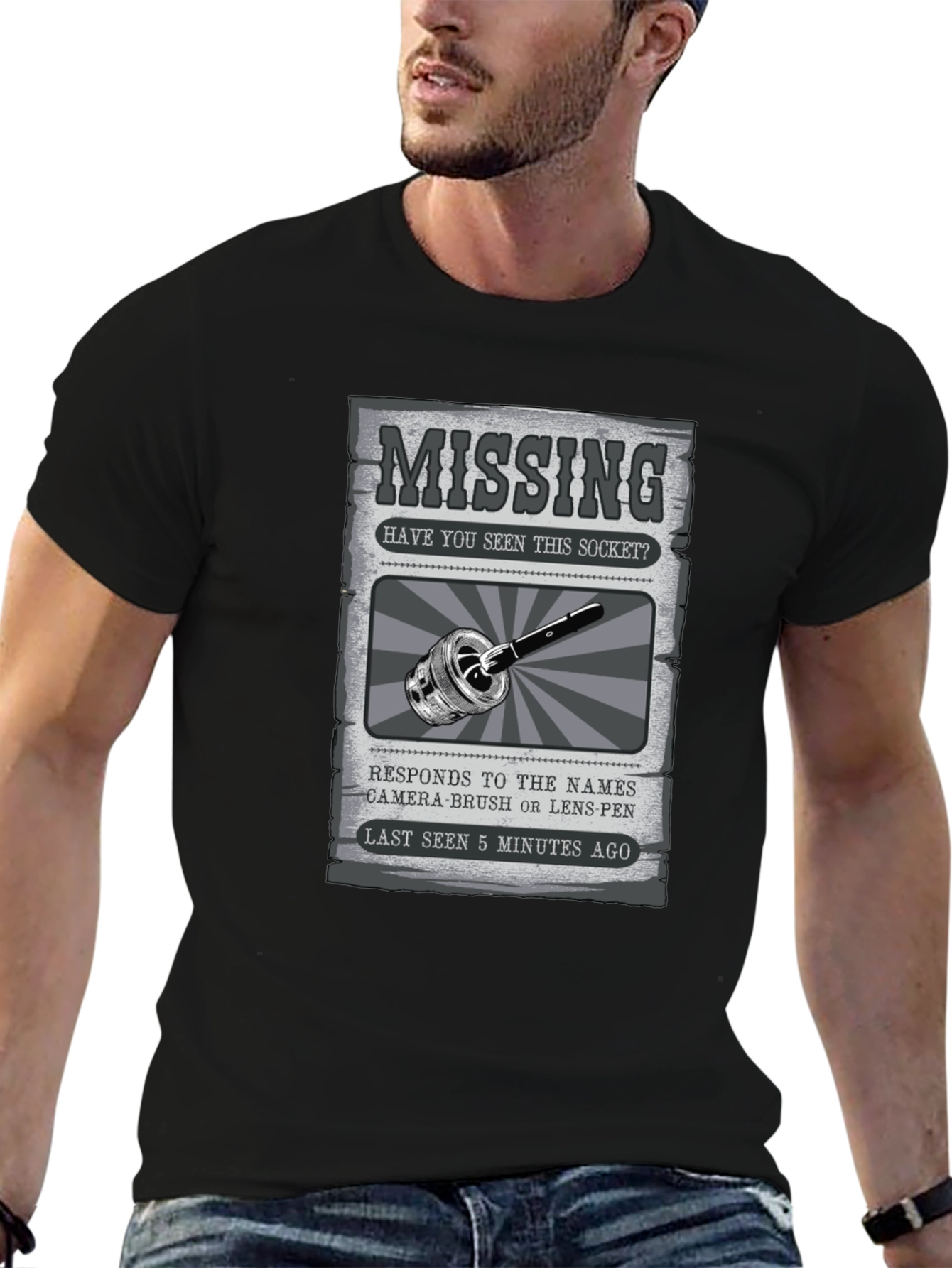 Missing Socket Graphic T-Shirt
