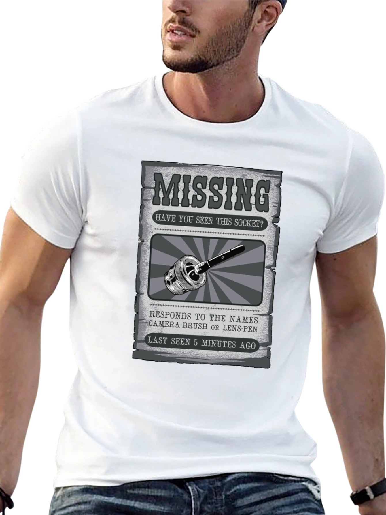 Missing Socket Graphic T-Shirt